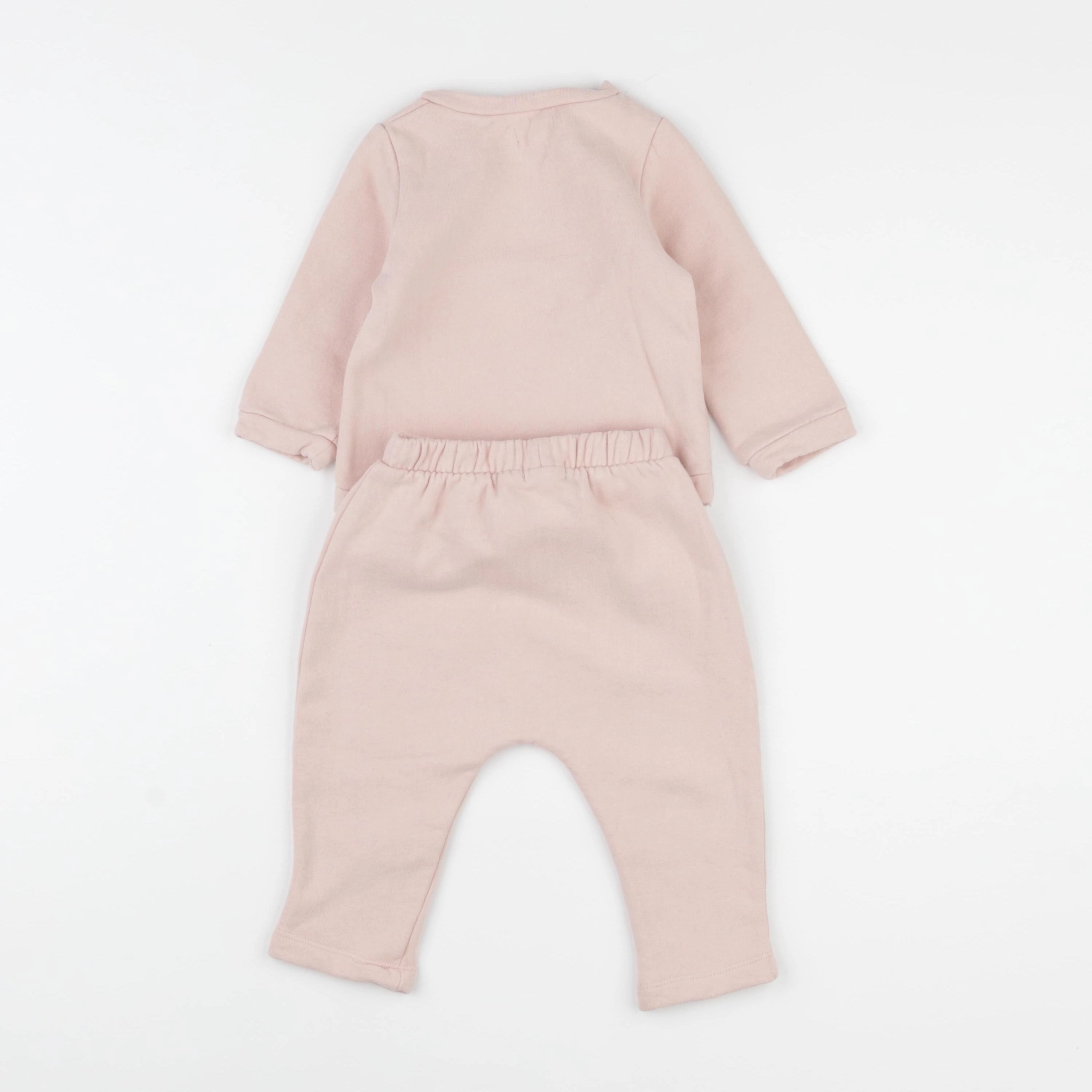 Vertbaudet - ensemble rose - 6 mois
