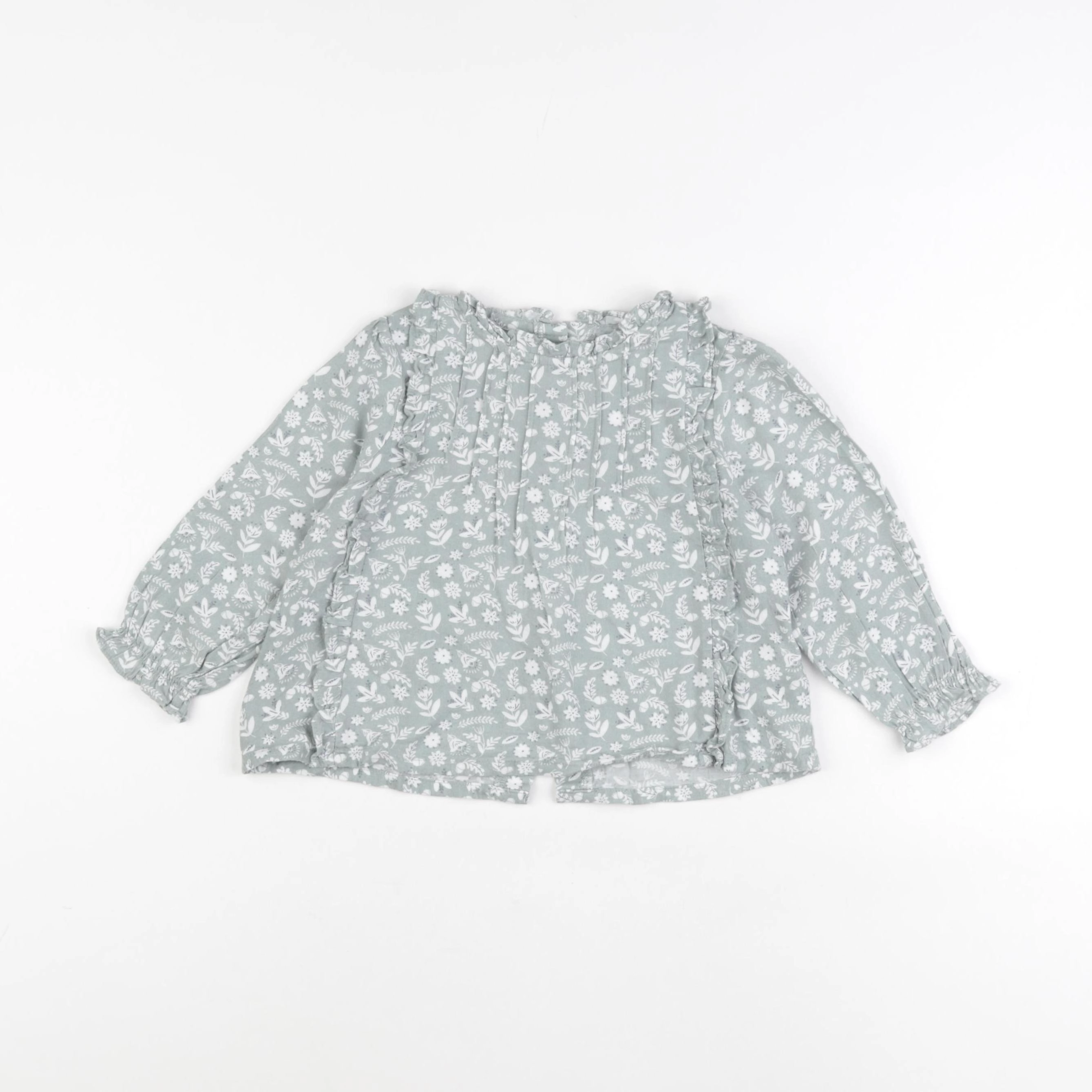 Vertbaudet - blouse vert - 24 mois