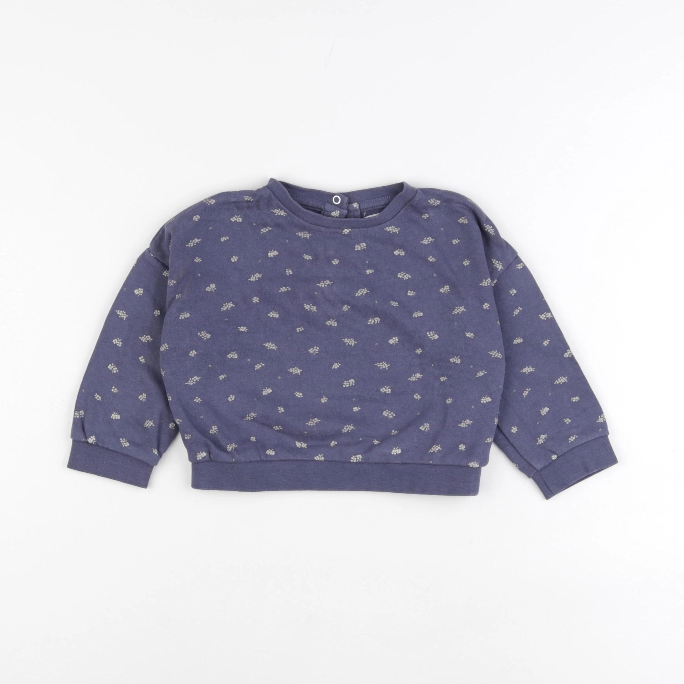 Vertbaudet - sweat bleu - 18 mois