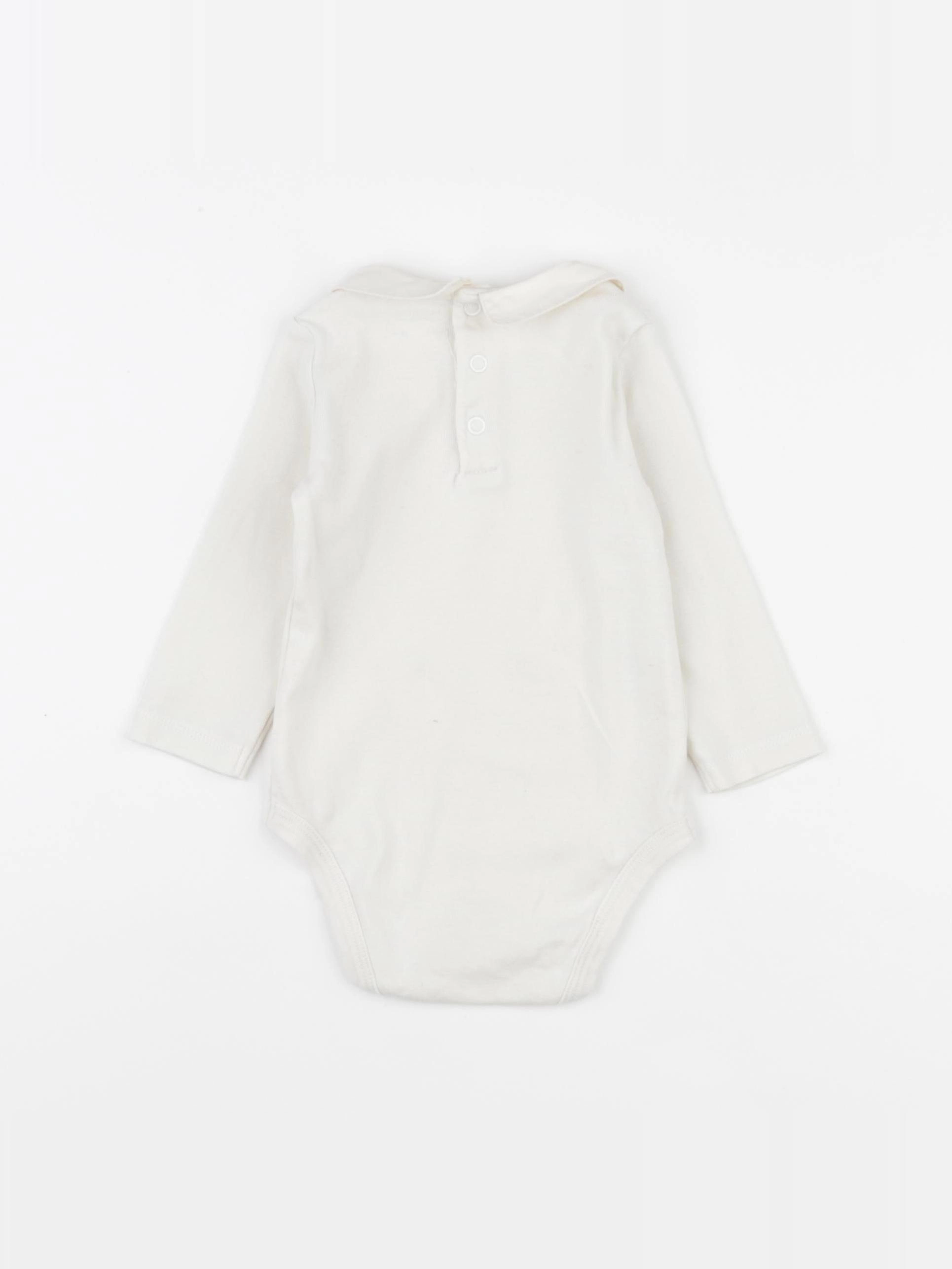 Natalys - body à col beige - 6 mois