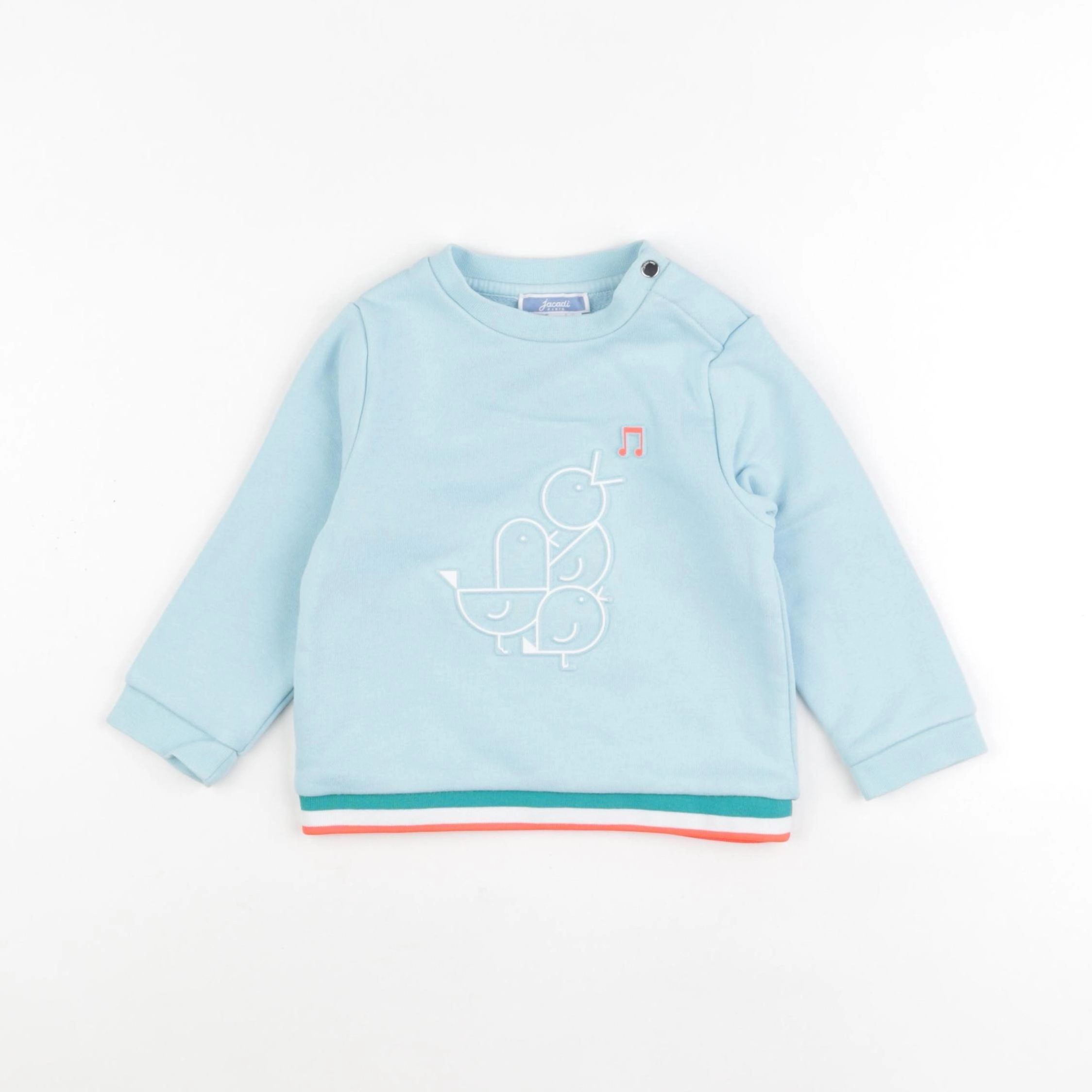 Jacadi - sweat bleu - 18 mois
