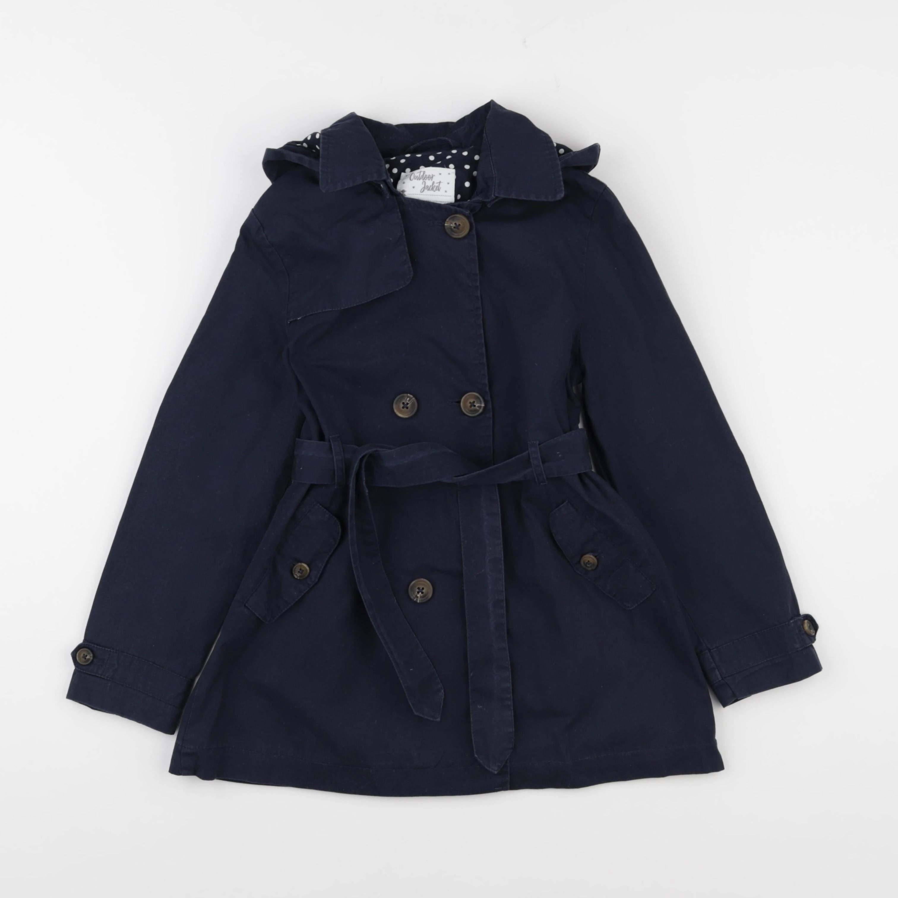 Vertbaudet - trench bleu - 8 ans
