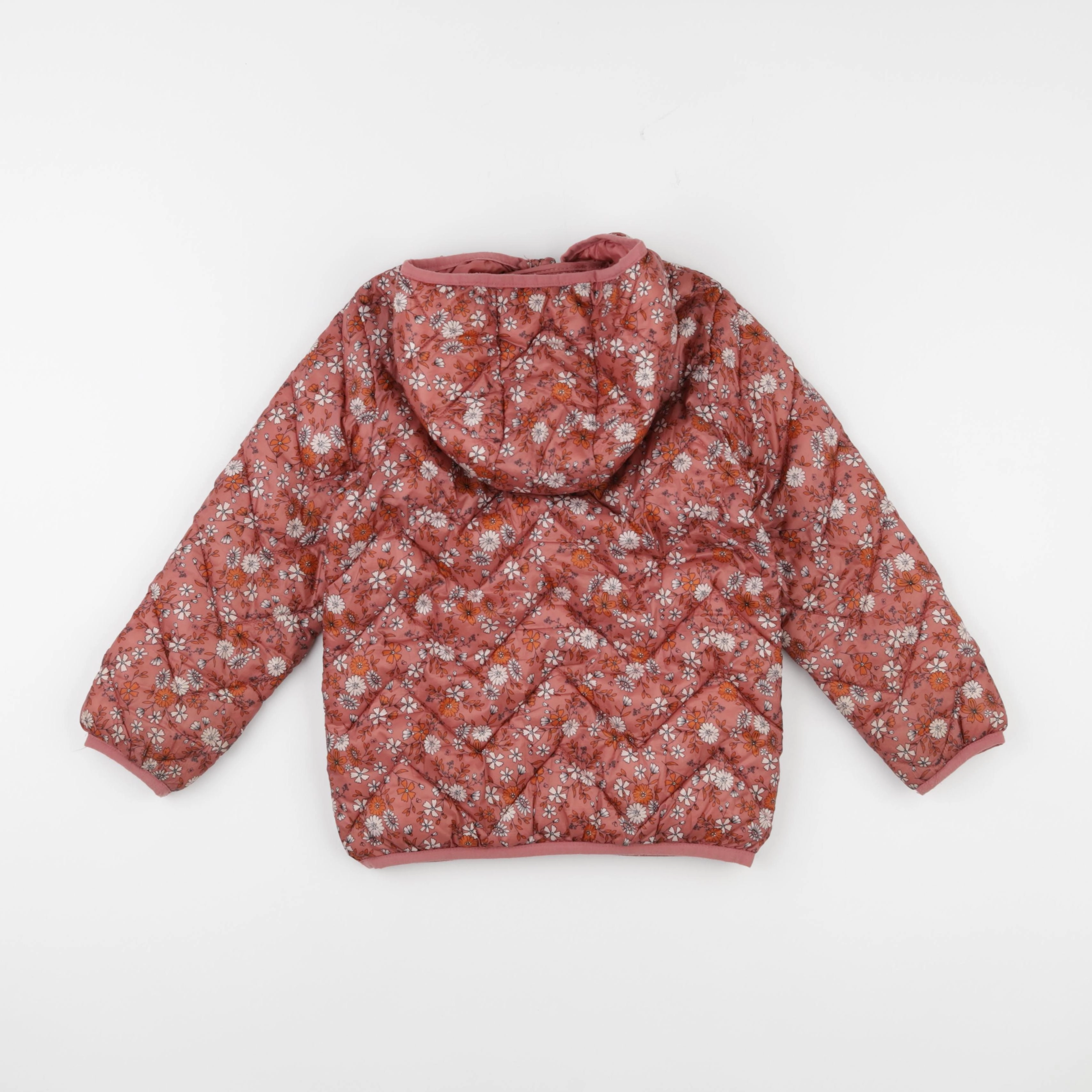 Vertbaudet - doudoune rose - 7 ans