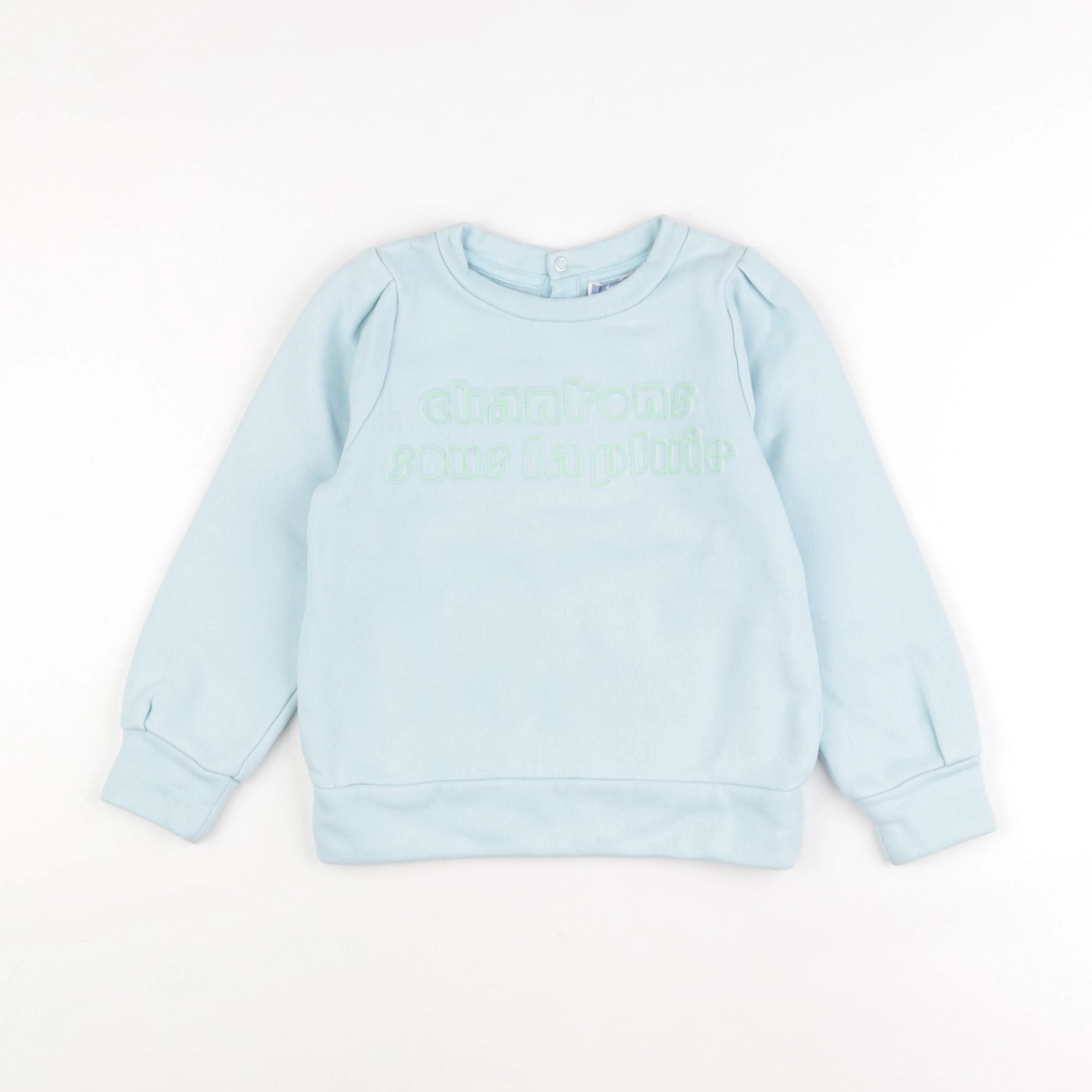Jacadi - sweat bleu - 4 ans