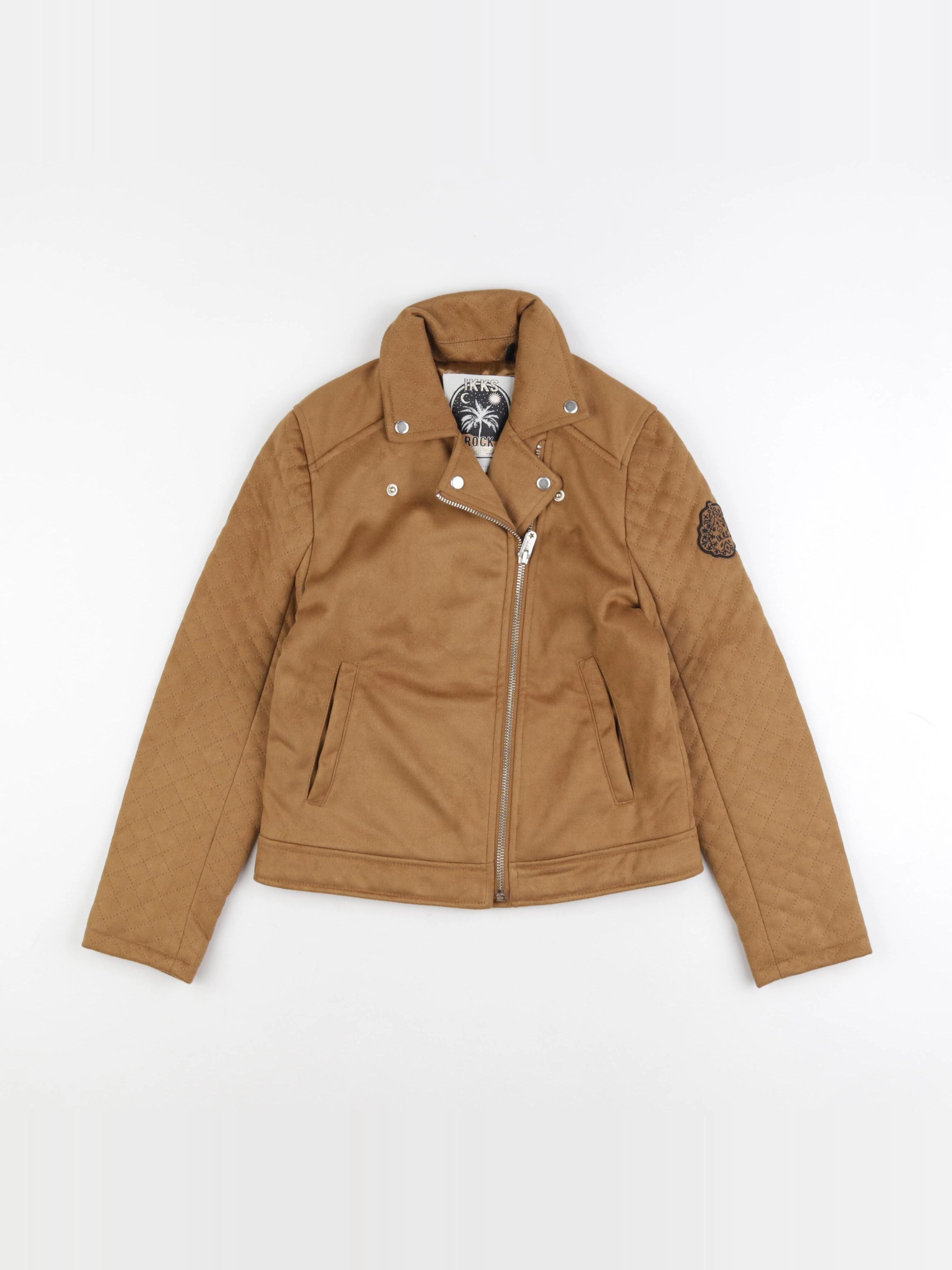IKKS - veste doublé marron - 10 ans