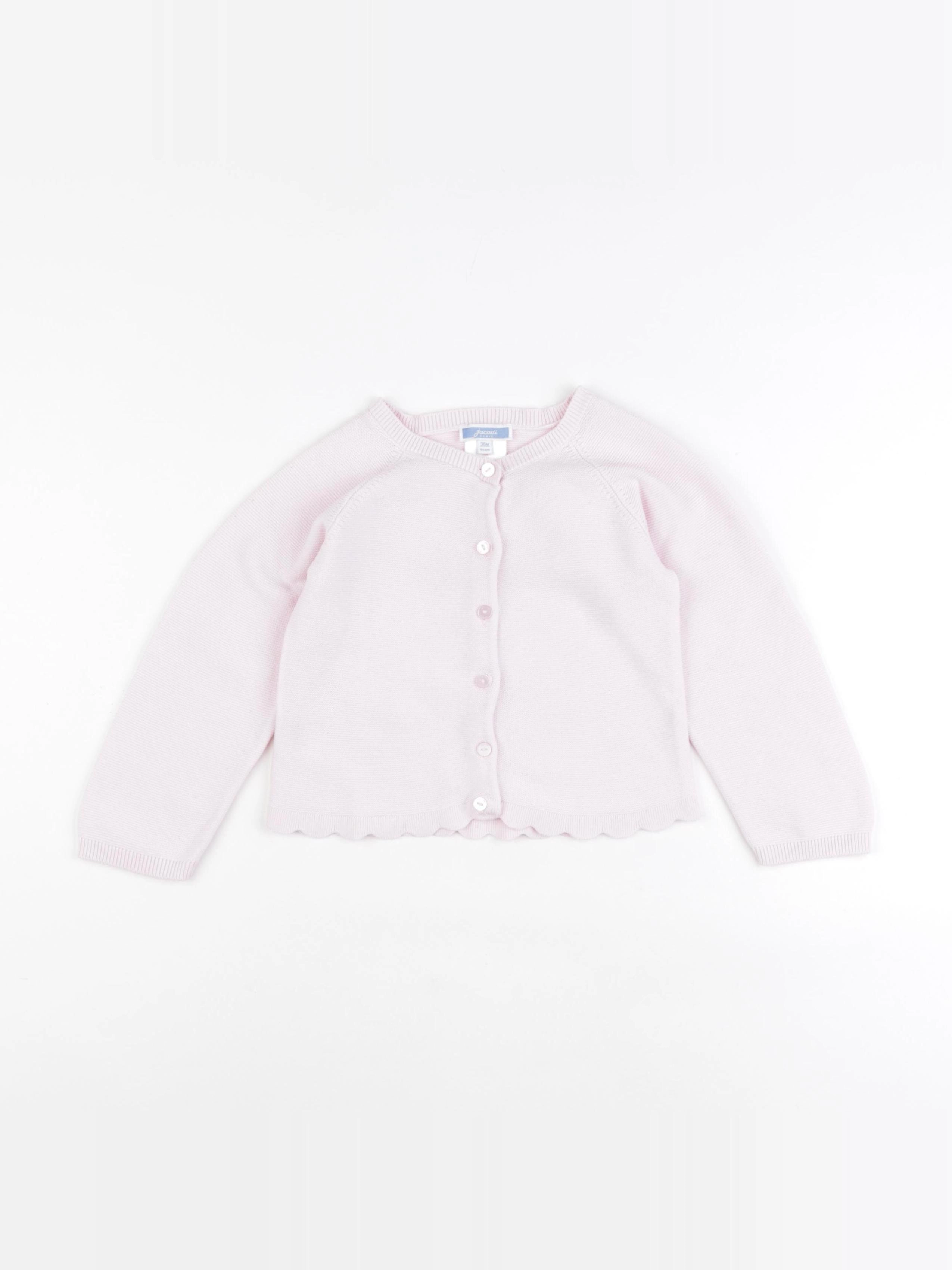 Jacadi - gilet rose - 36 mois