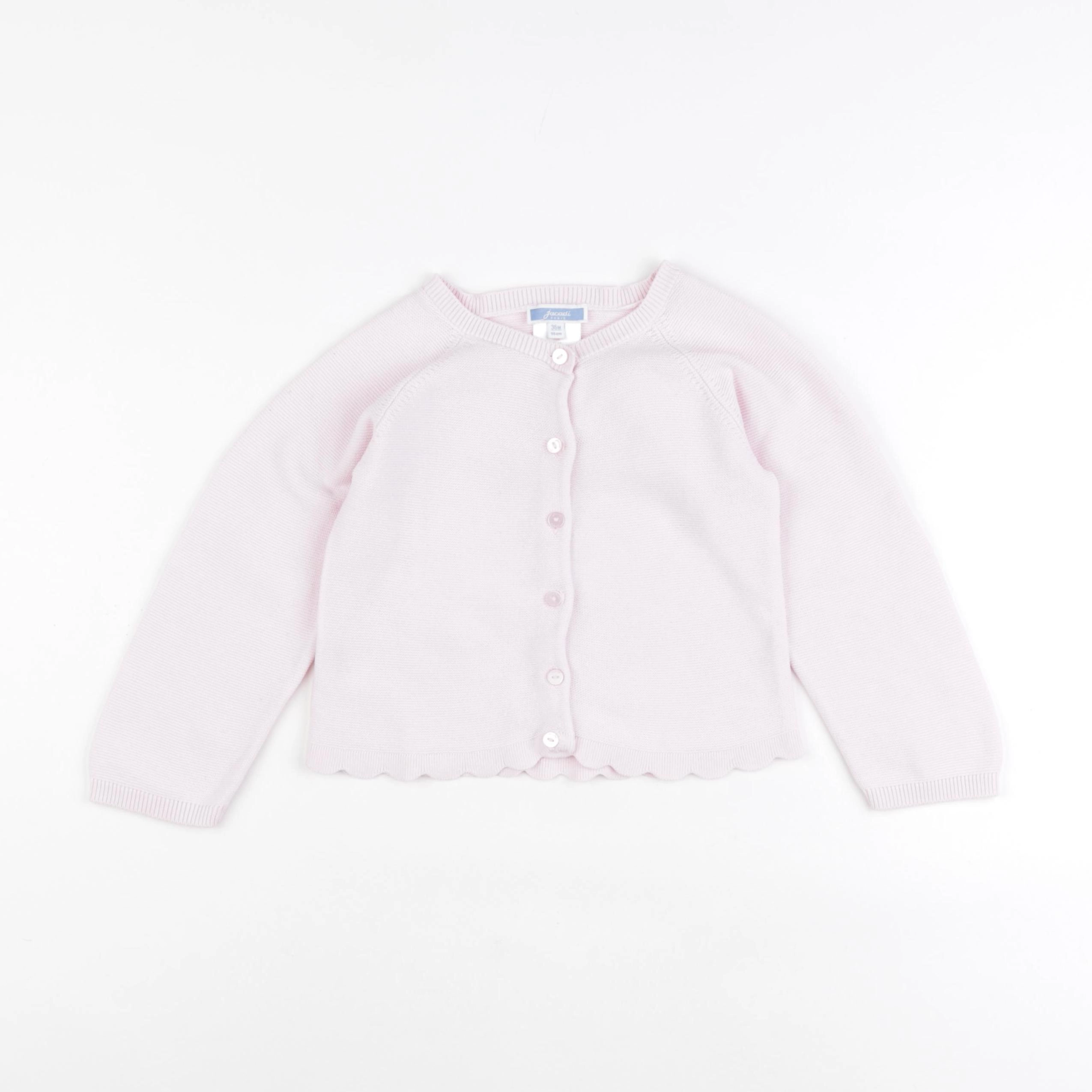 Jacadi - gilet rose - 36 mois
