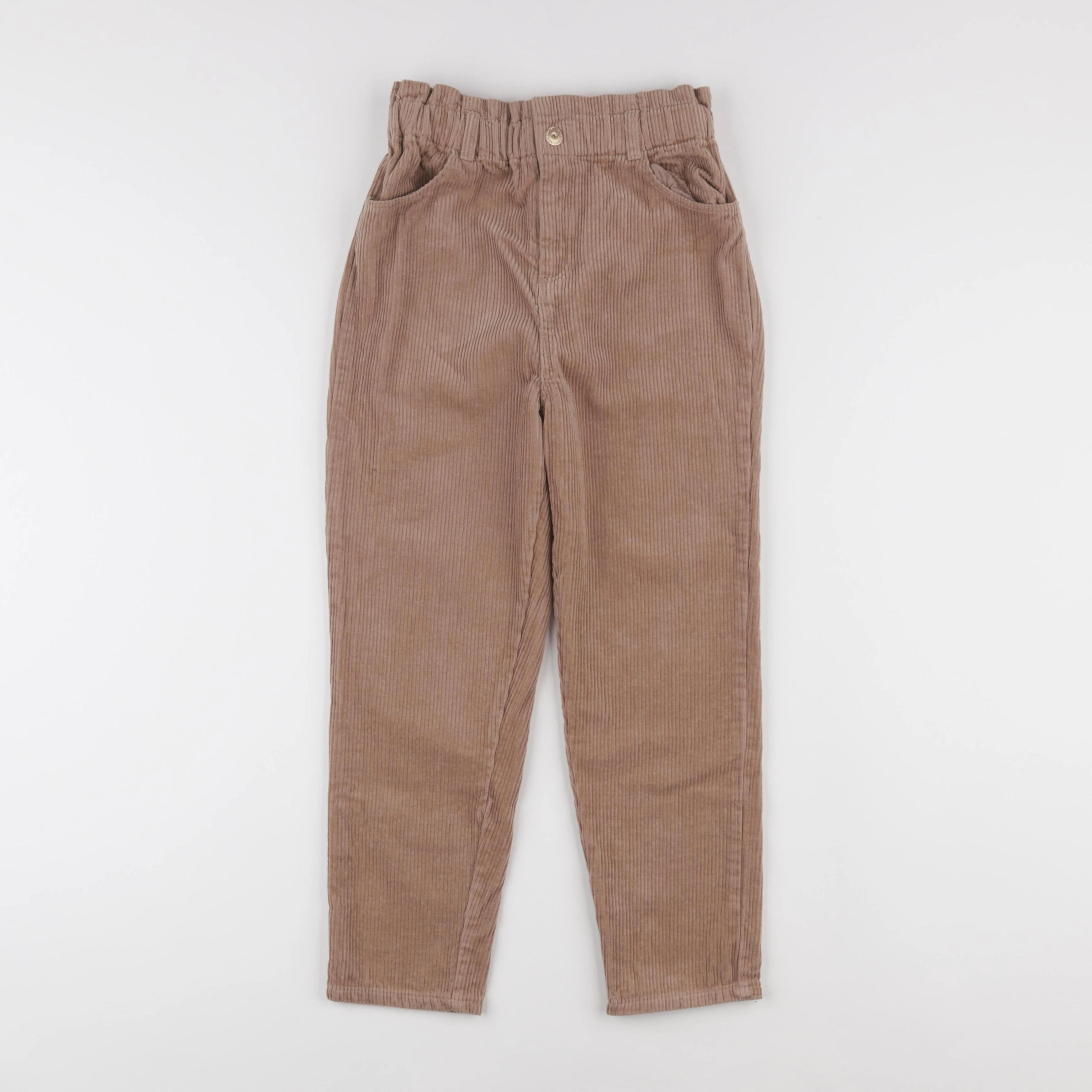 Vertbaudet - pantalon marron - 8 ans