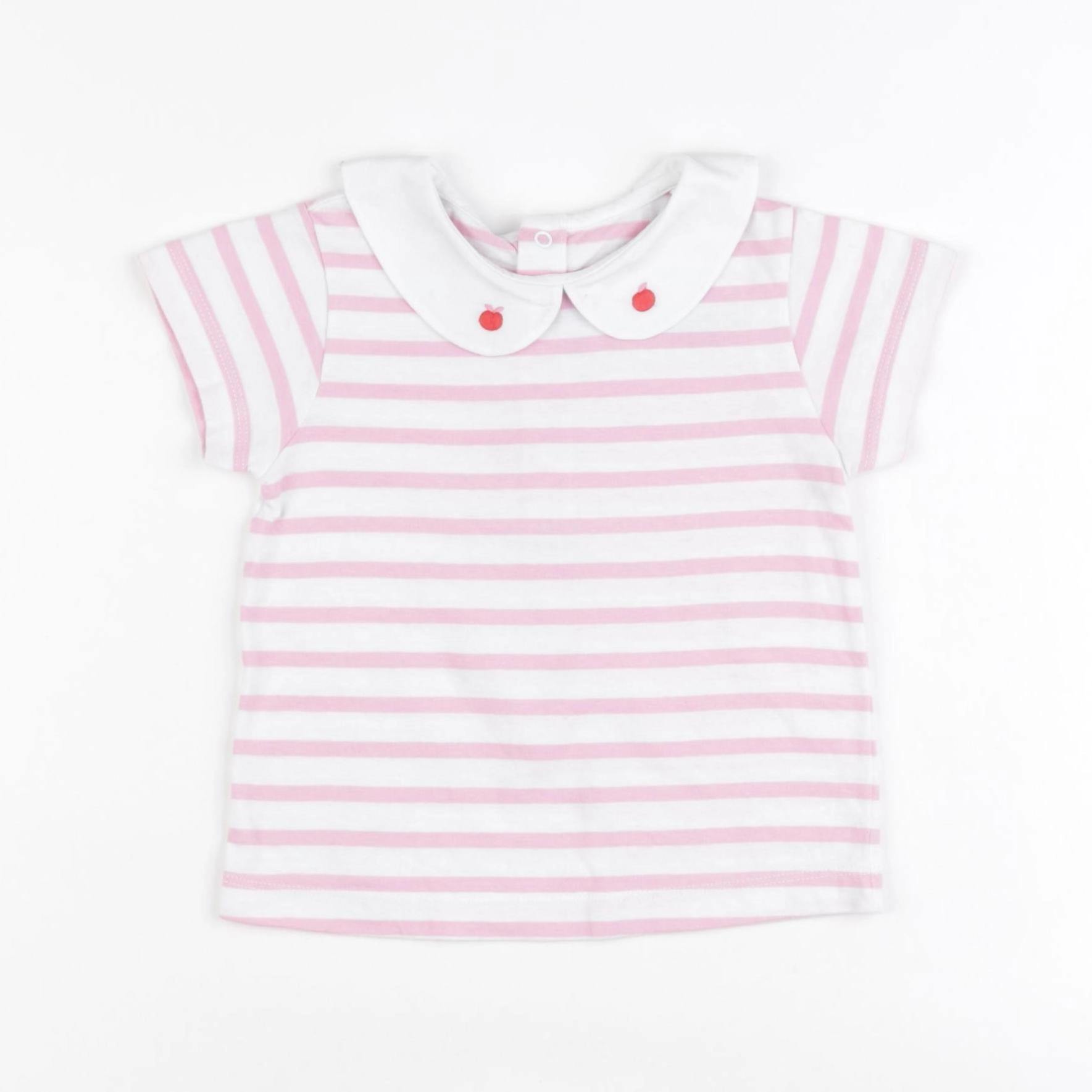 Jacadi - tee-shirt blanc, rose - 24 mois