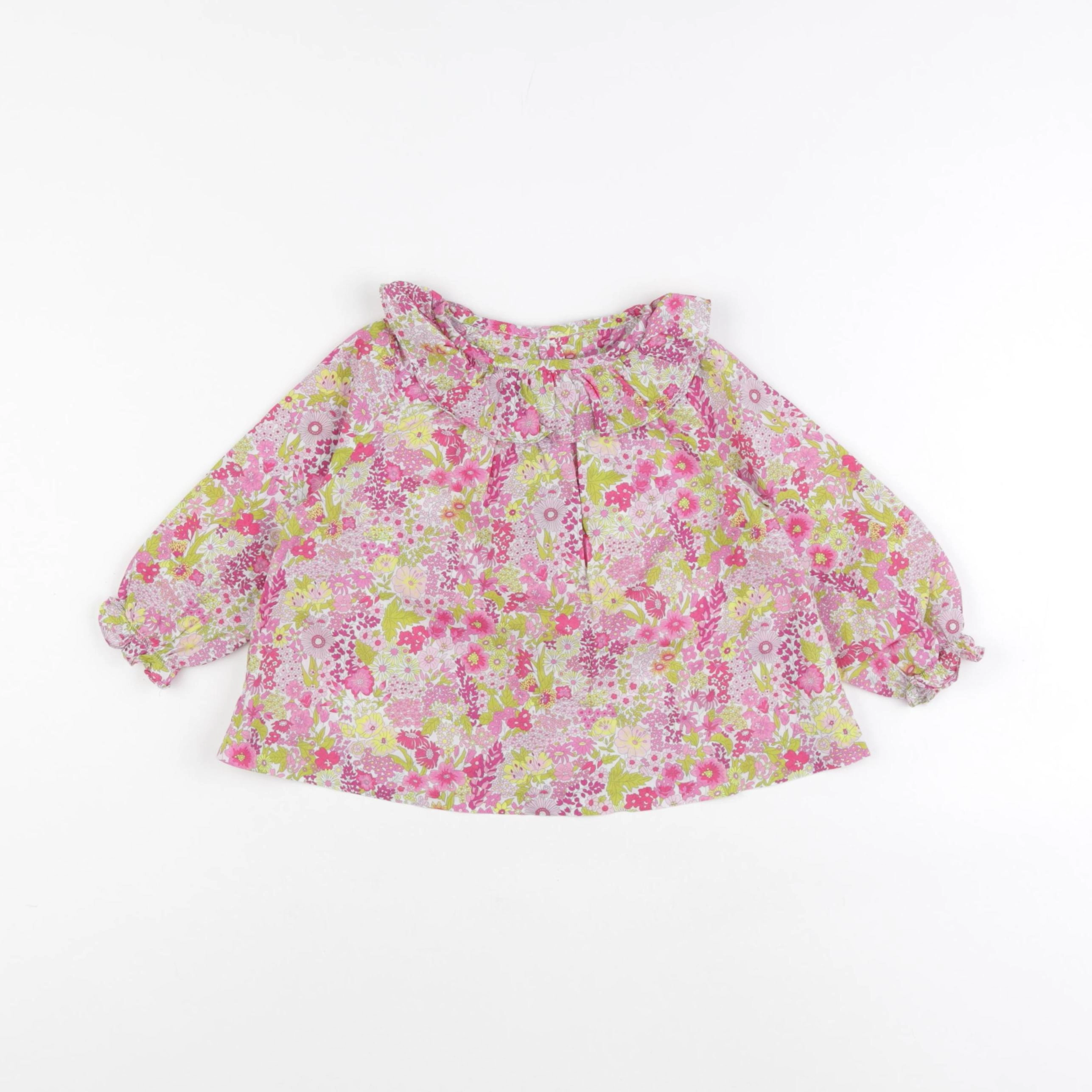 Jacadi - blouse liberty multicolore - 24 mois