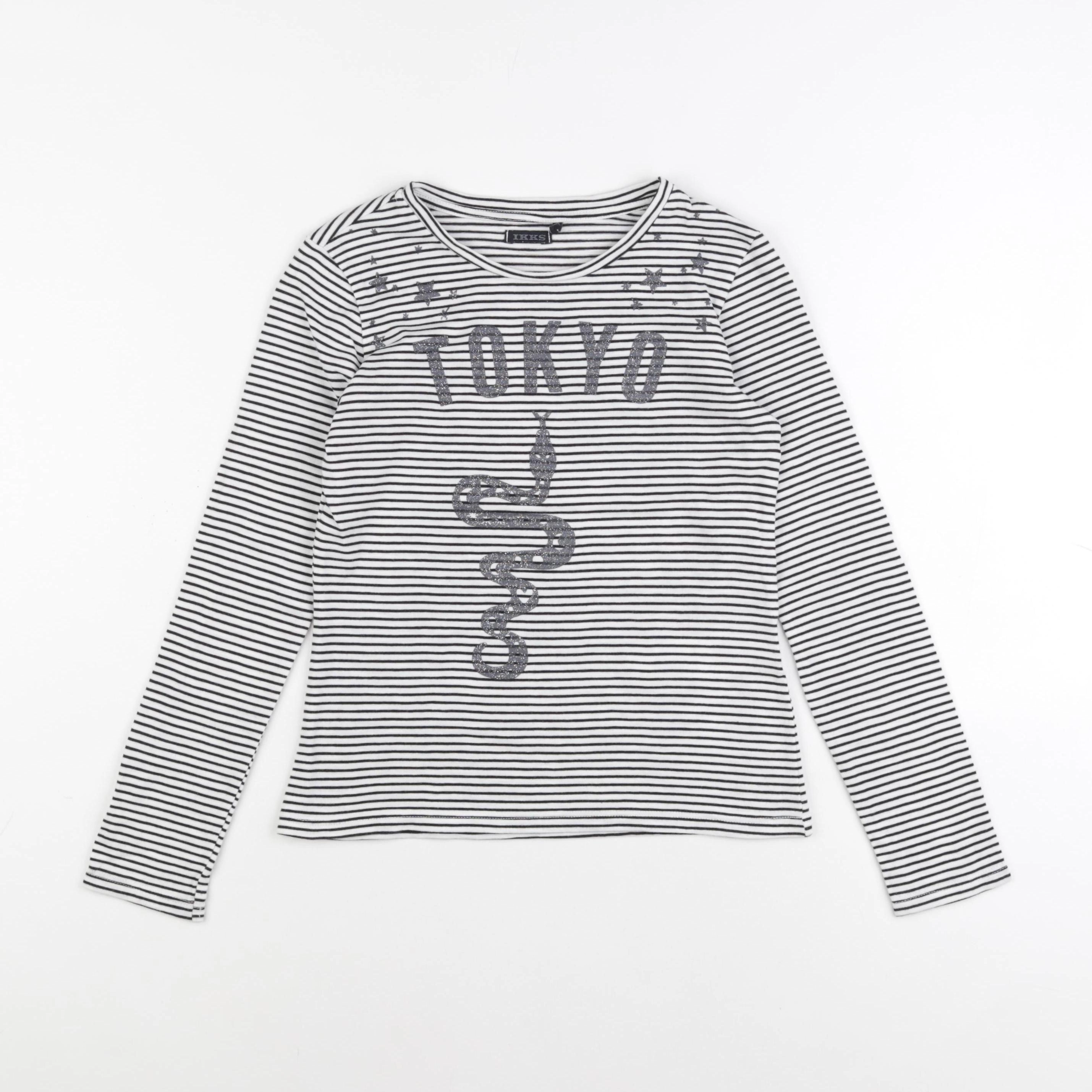 IKKS - tee-shirt noir - 10 ans