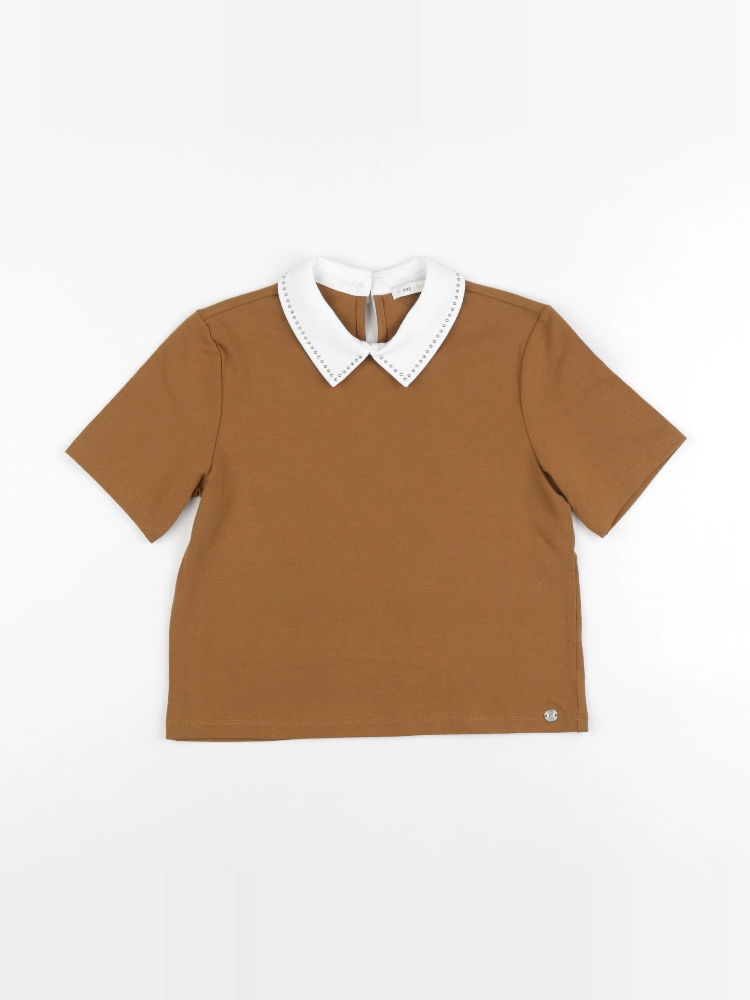 IKKS - tee-shirt marron - 10 ans