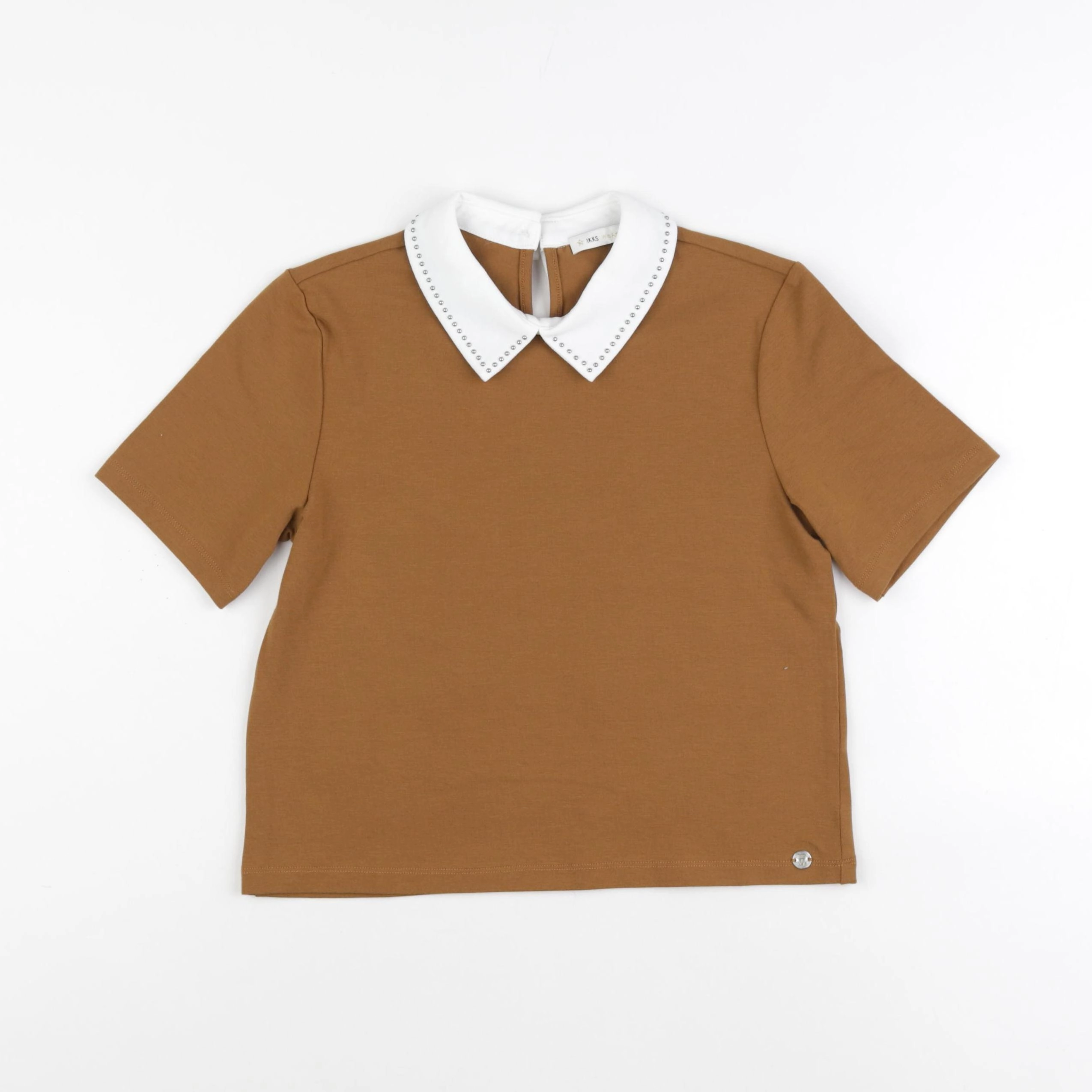 IKKS - tee-shirt marron - 10 ans