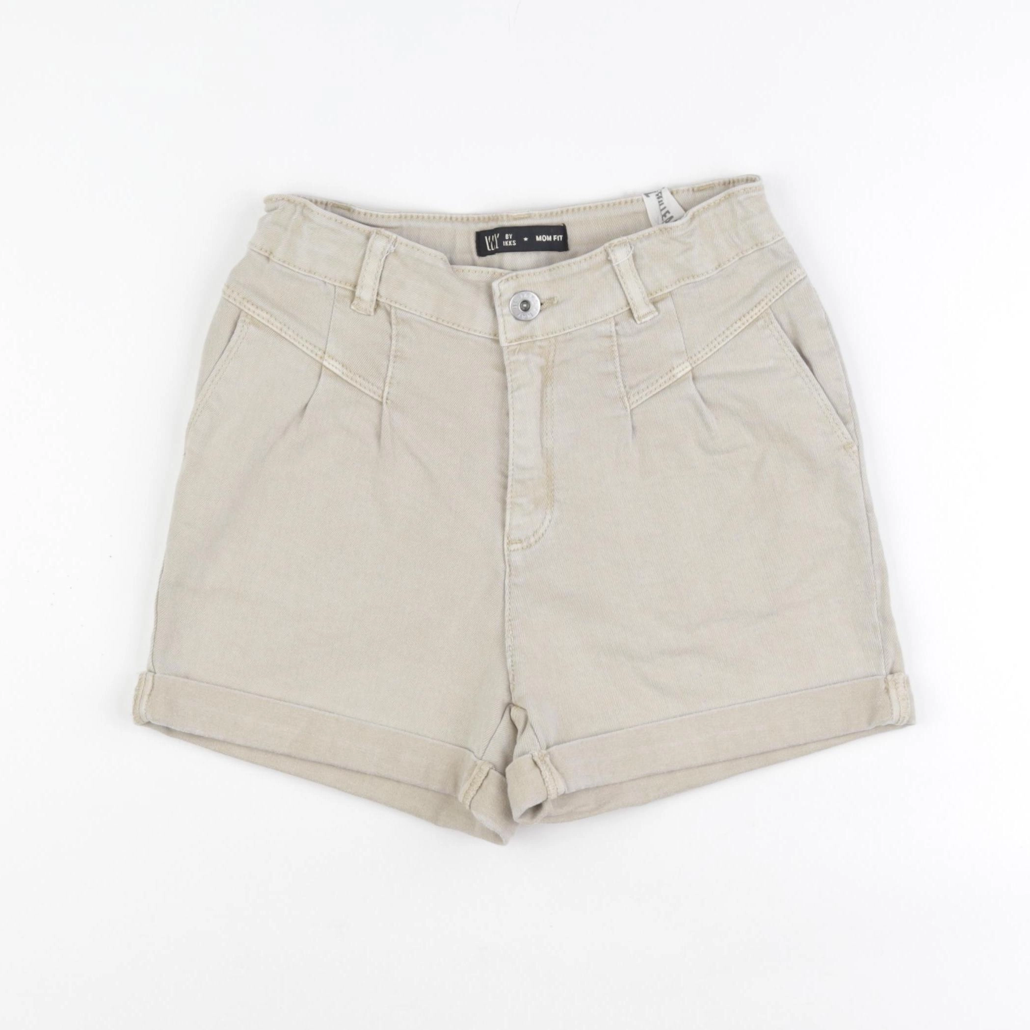 IKKS - short beige - 10 ans