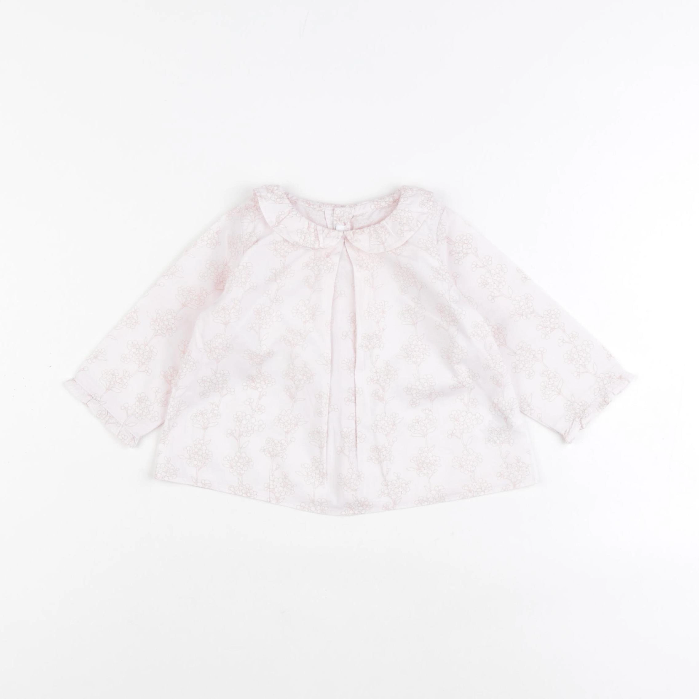 Jacadi - blouse rose - 6 mois