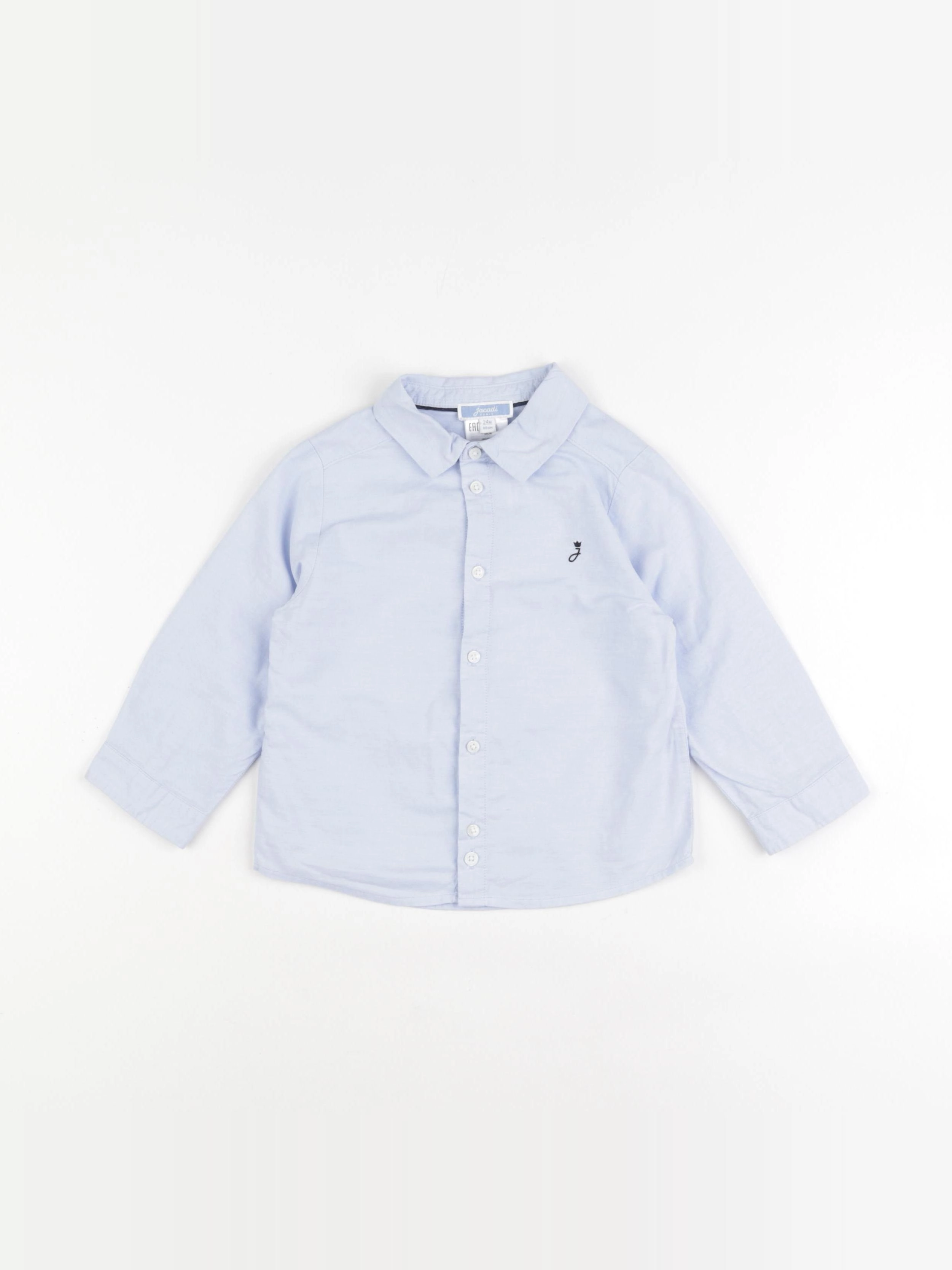 Jacadi - chemise bleu - 24 mois