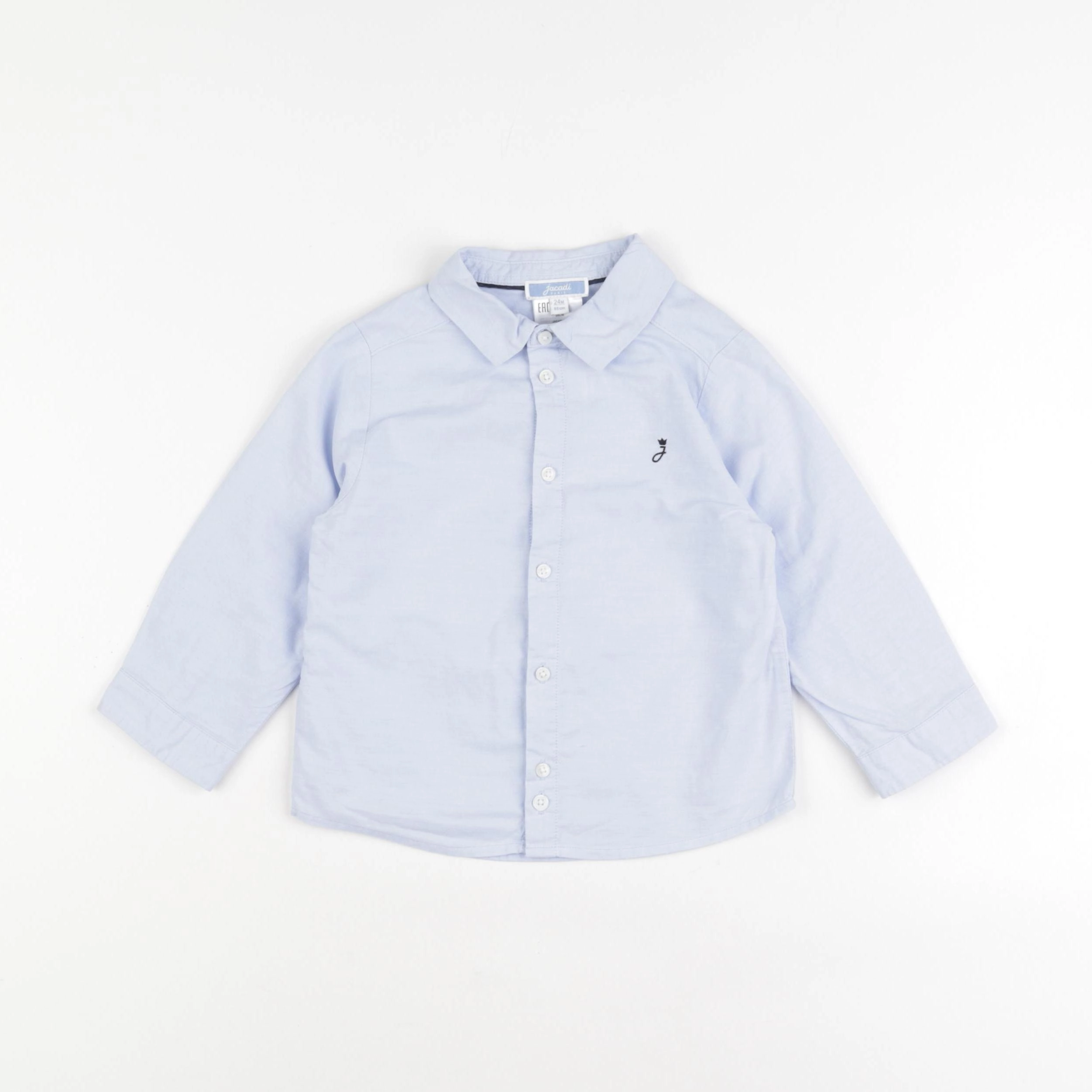 Jacadi - chemise bleu - 24 mois