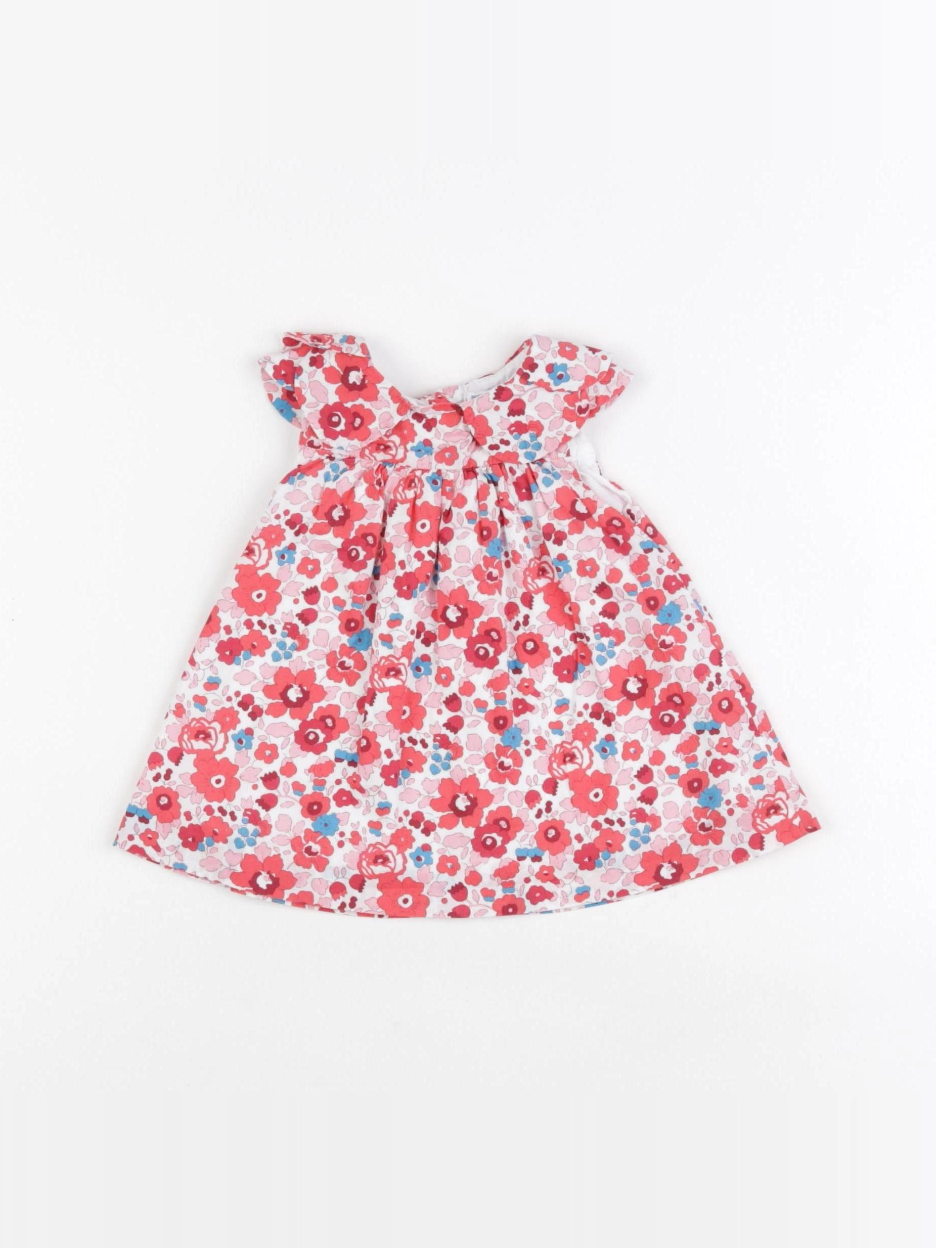 Jacadi - robe liberty multicolore - 3 mois