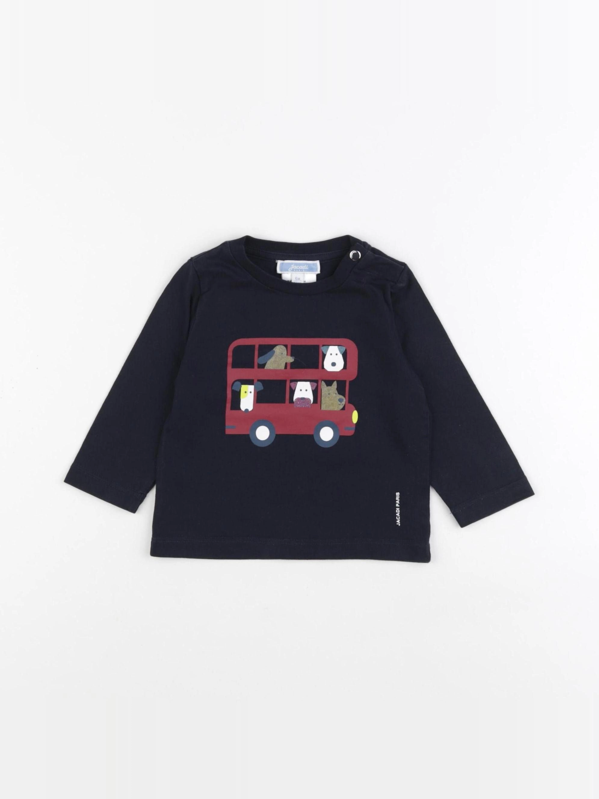 Jacadi - tee-shirt noir - 6 mois