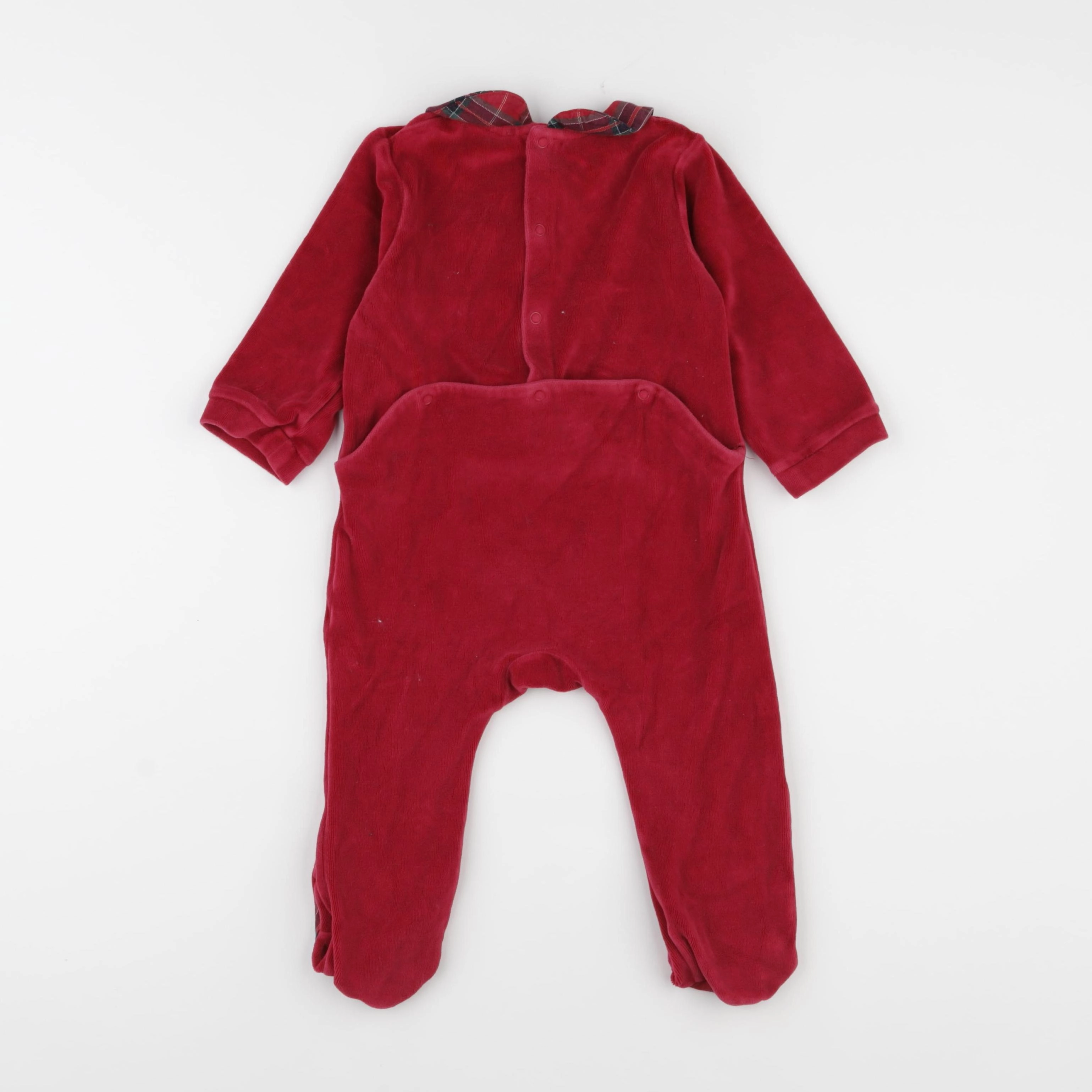 Jacadi - pyjama velours rouge - 18 mois