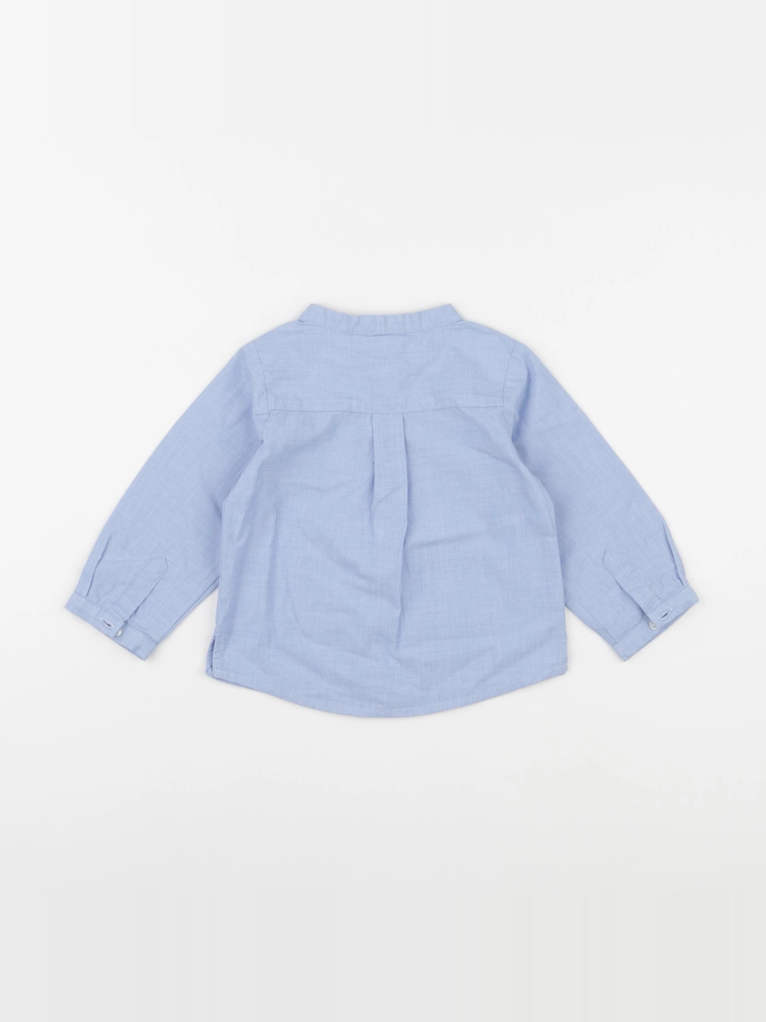 Jacadi - chemise bleu - 12 mois