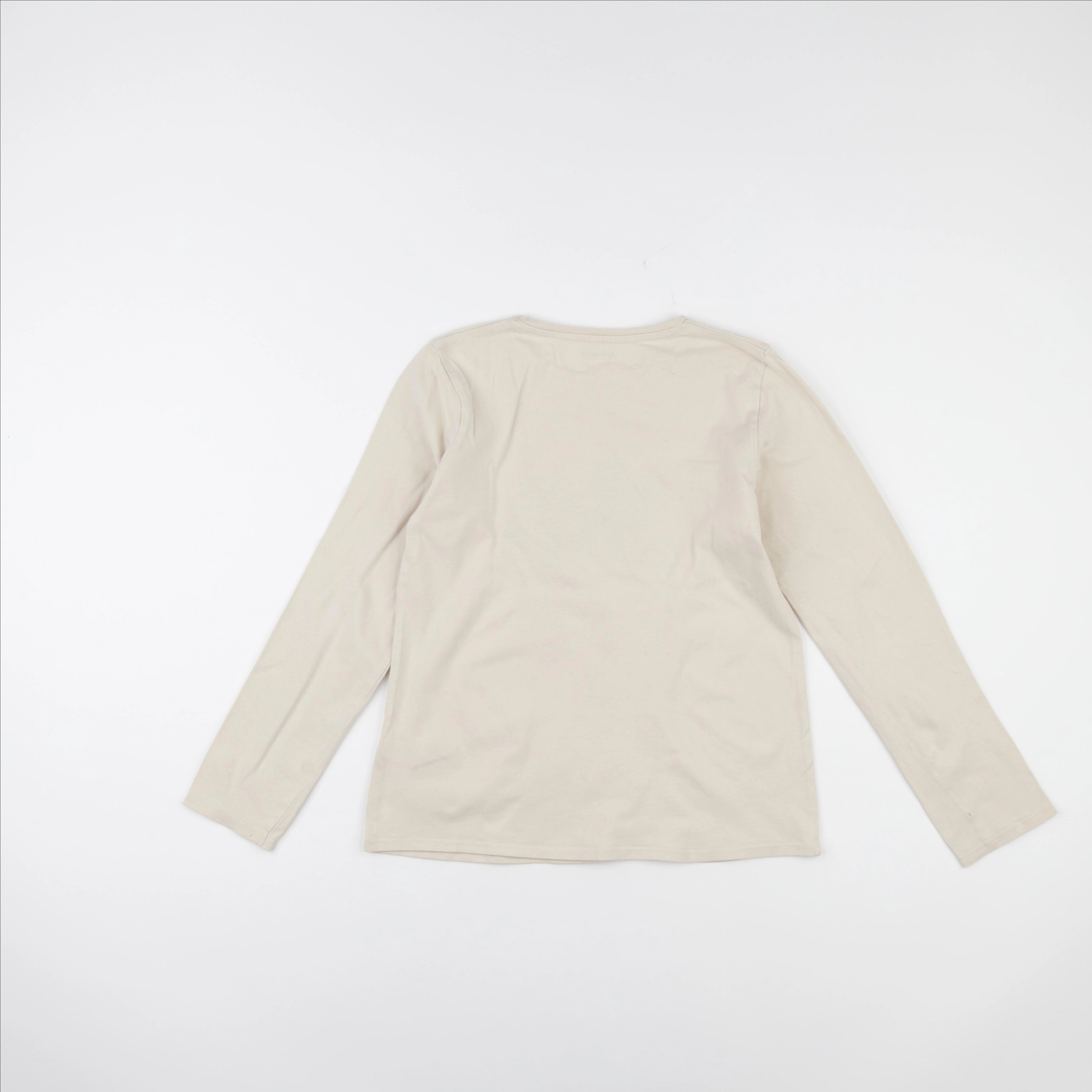 Vertbaudet - tee-shirt beige - 10 ans