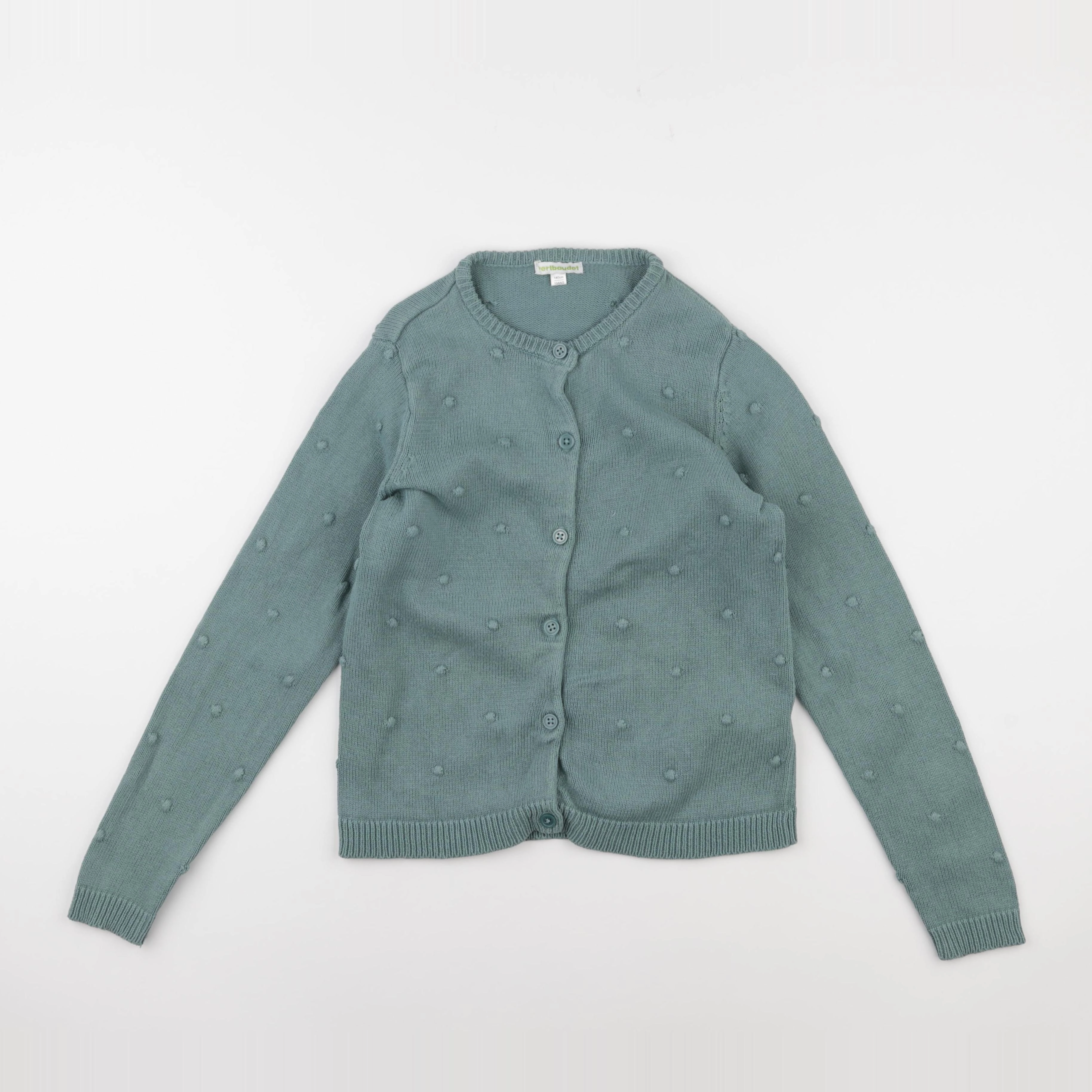Vertbaudet - gilet vert - 10 ans