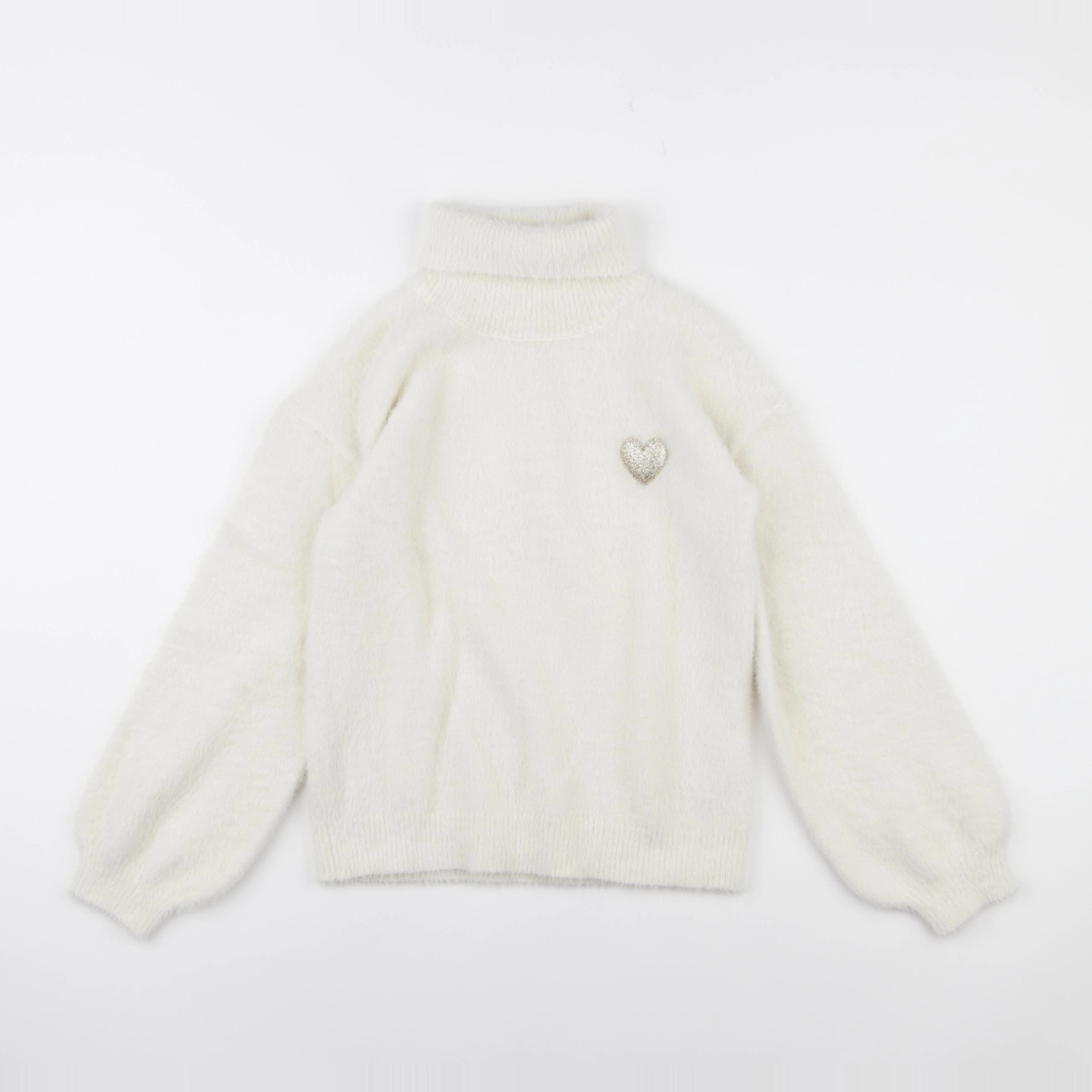 Vertbaudet - pull blanc - 10 ans