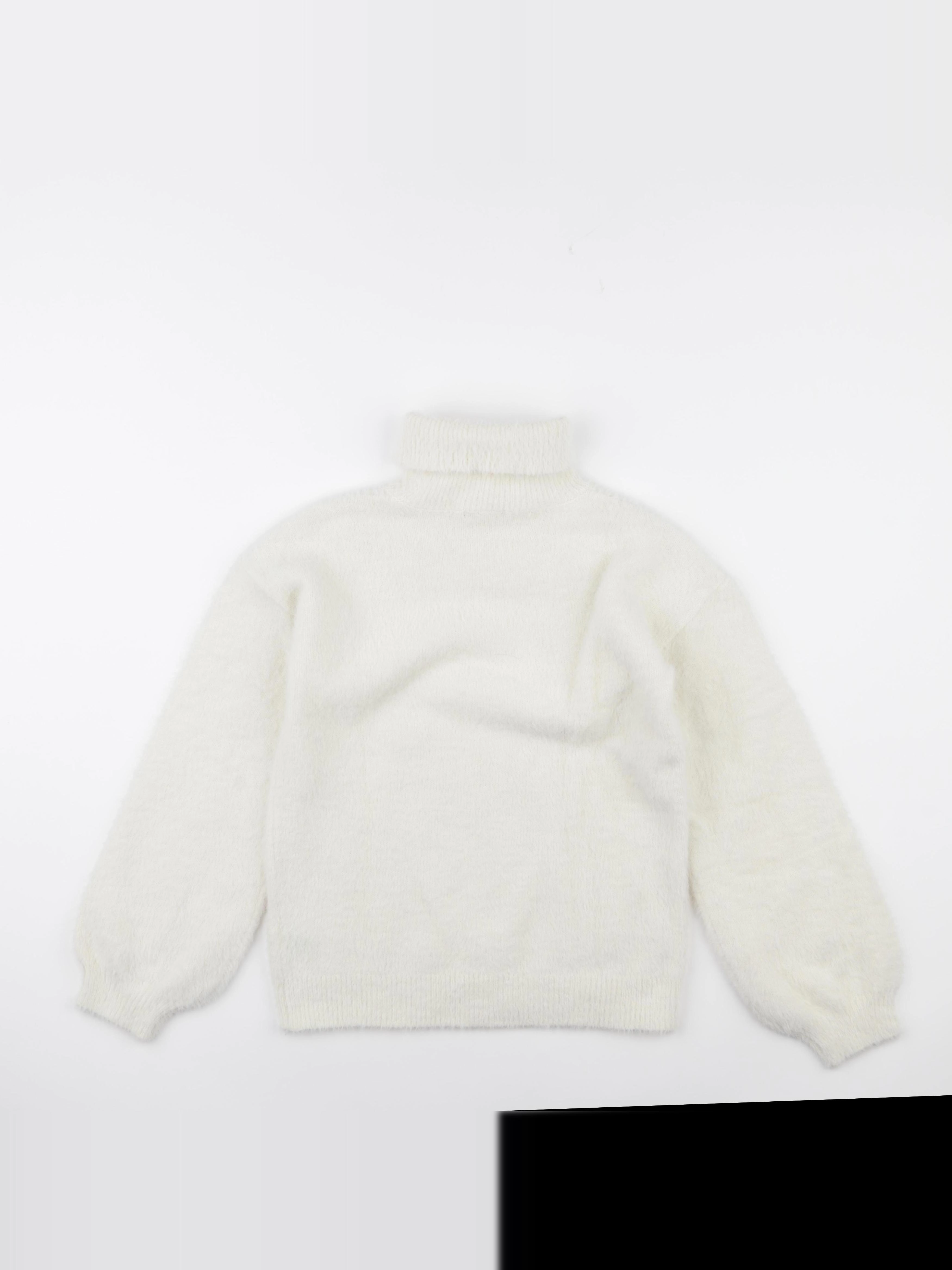 Vertbaudet - pull blanc - 10 ans