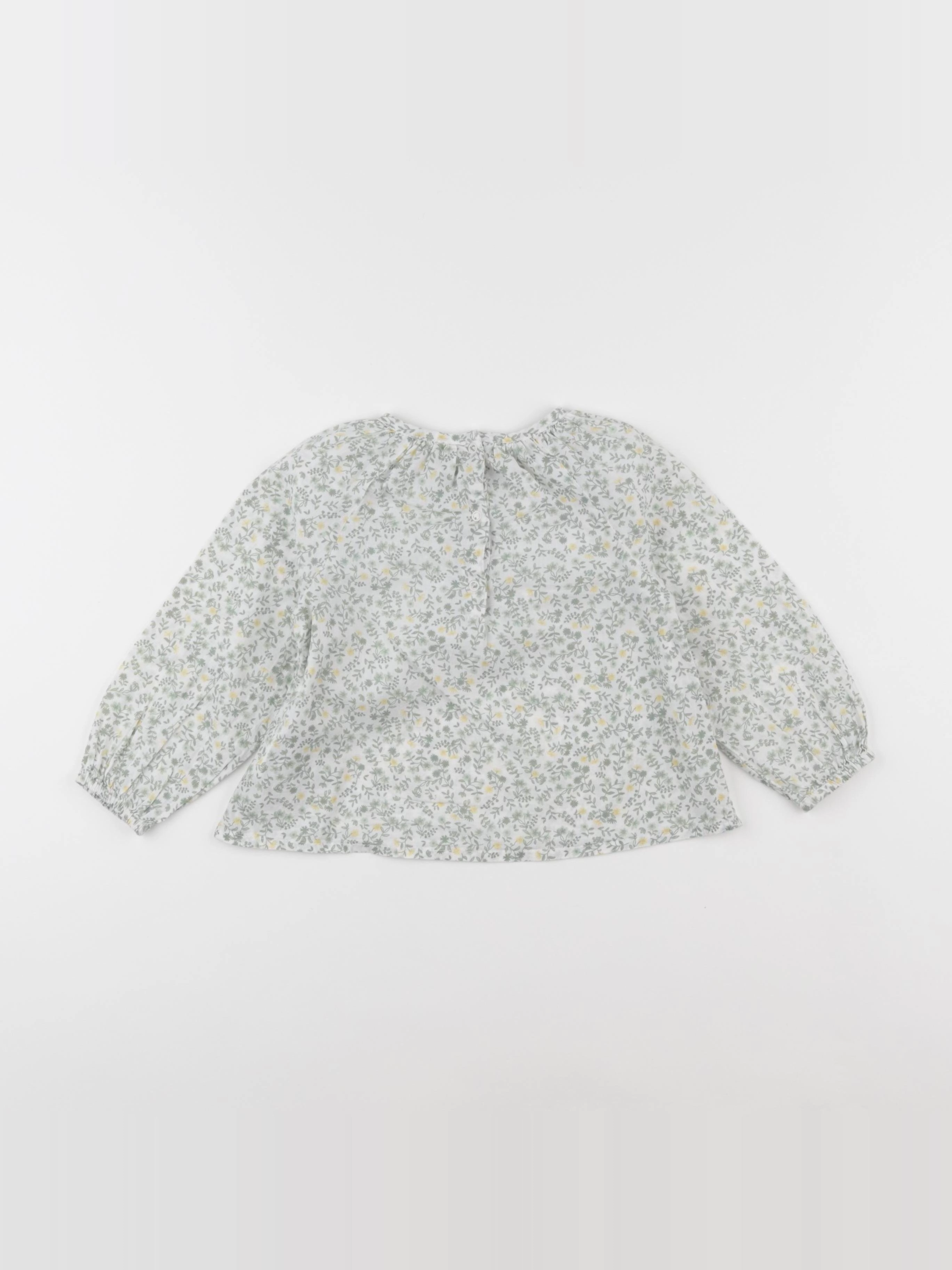 Tape à l'oeil - blouse vert - 24 mois