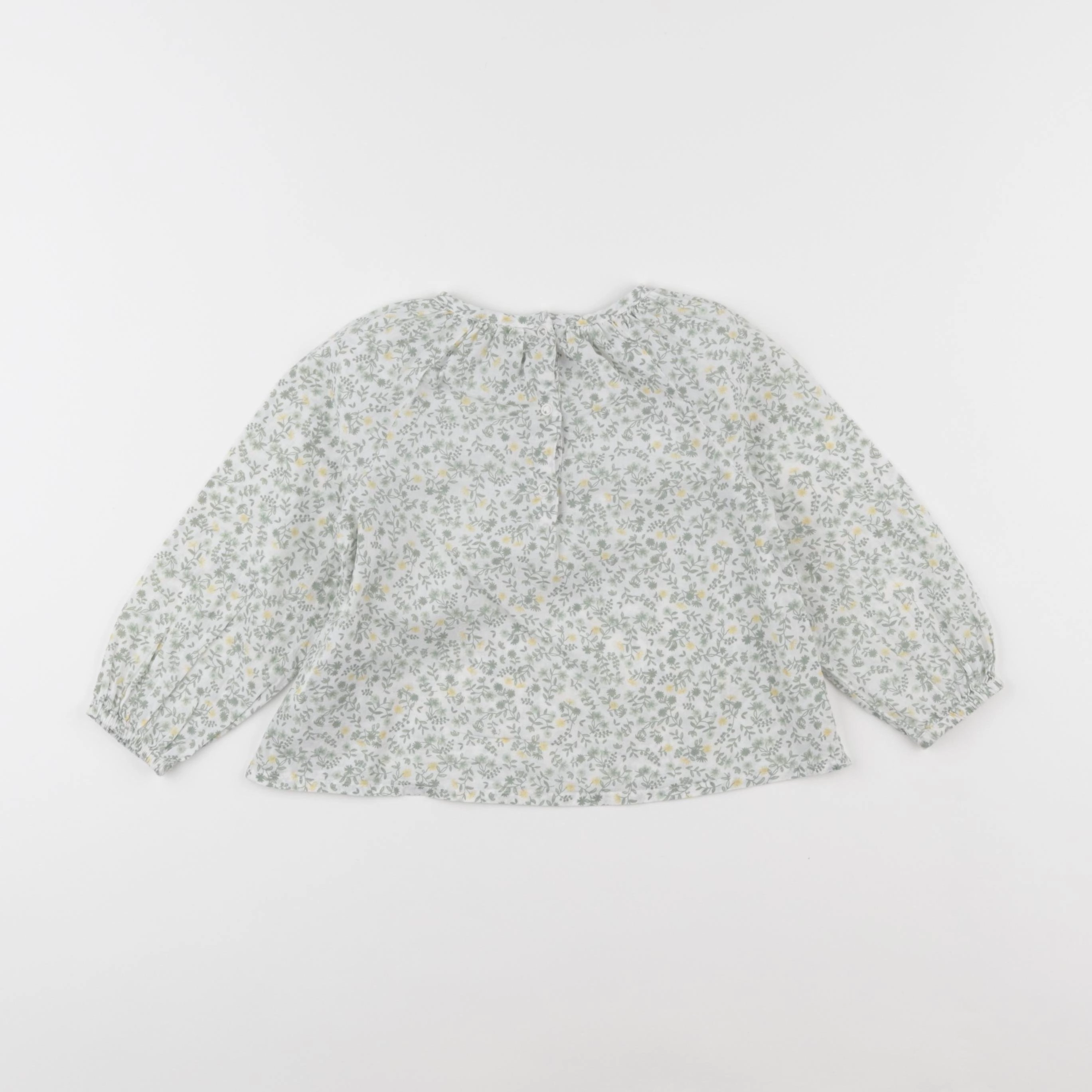 Tape à l'oeil - blouse vert - 24 mois