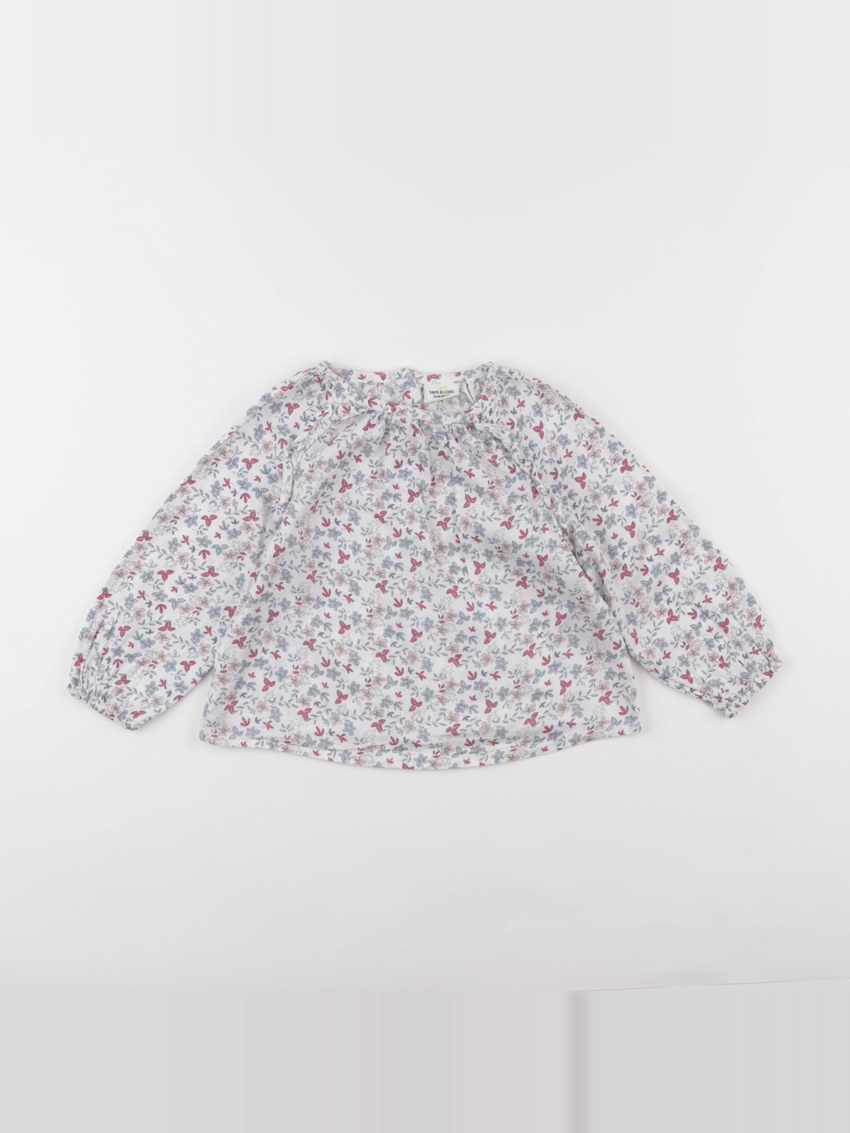 Tape à l'oeil - blouse bleu - 24 mois