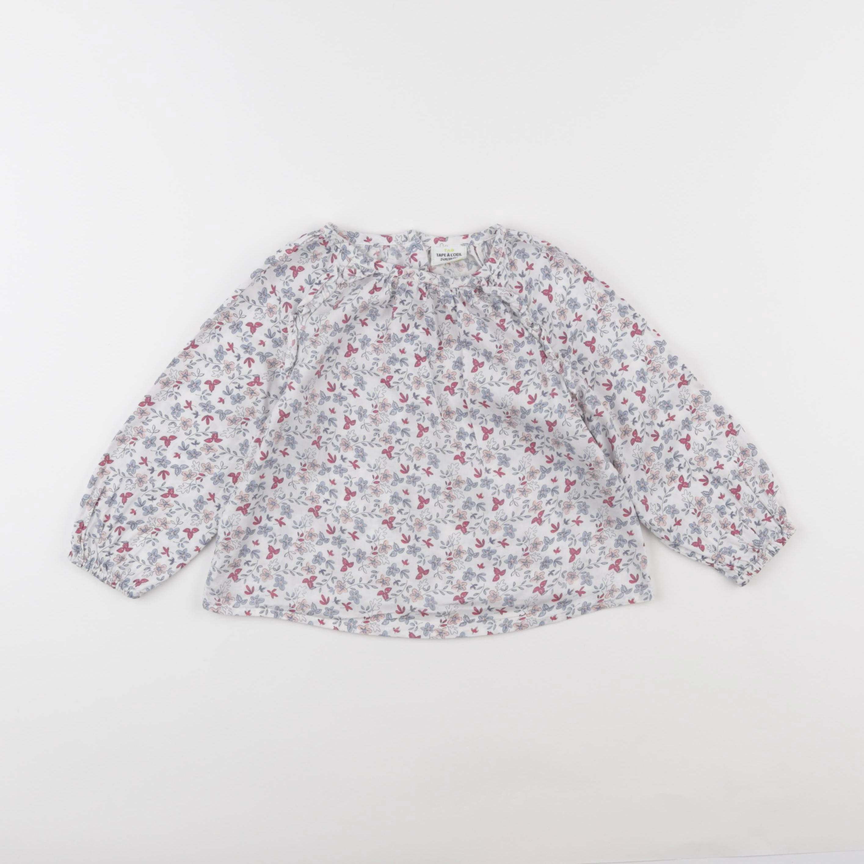 Tape à l'oeil - blouse bleu - 24 mois
