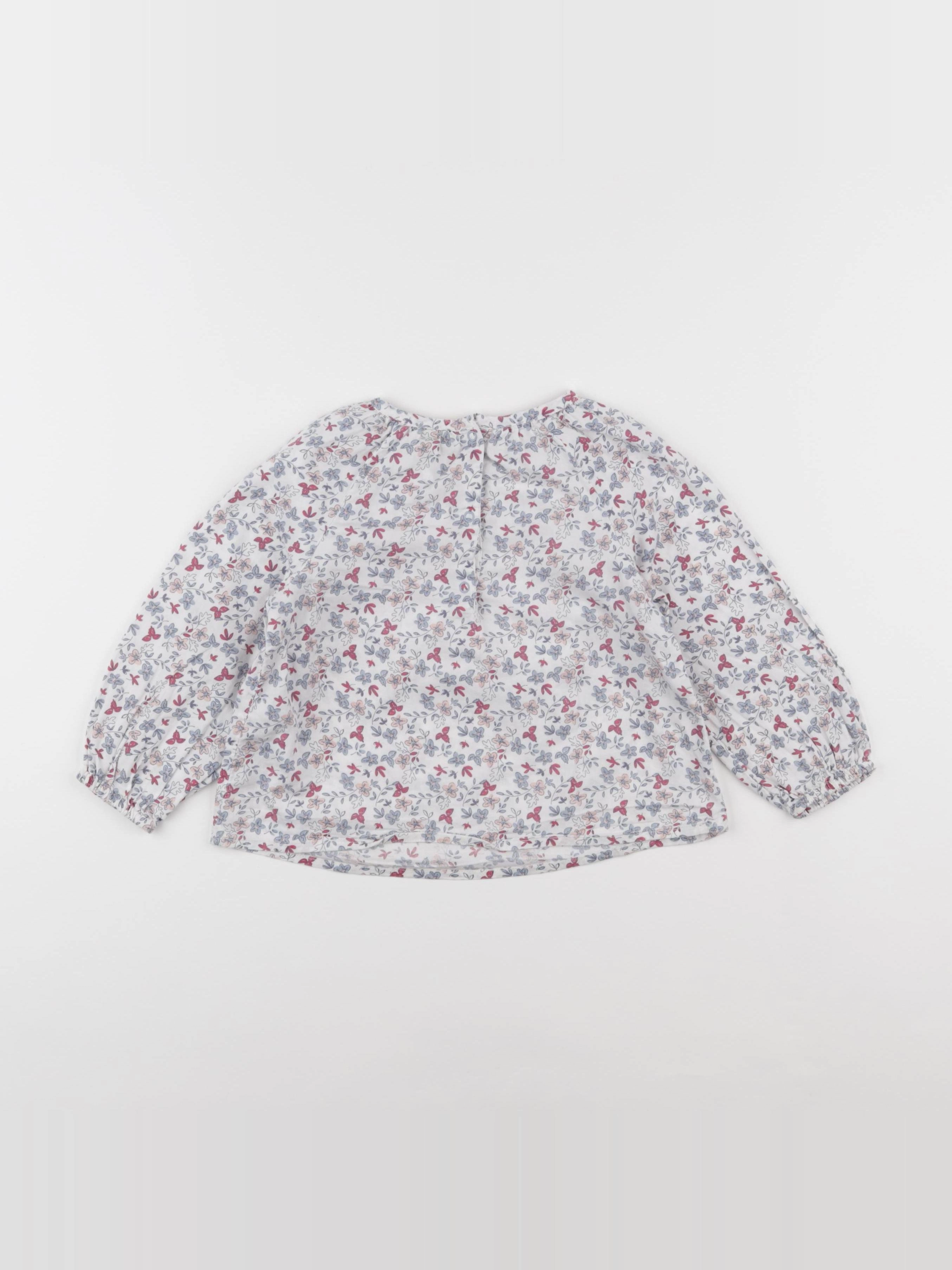 Tape à l'oeil - blouse bleu - 24 mois