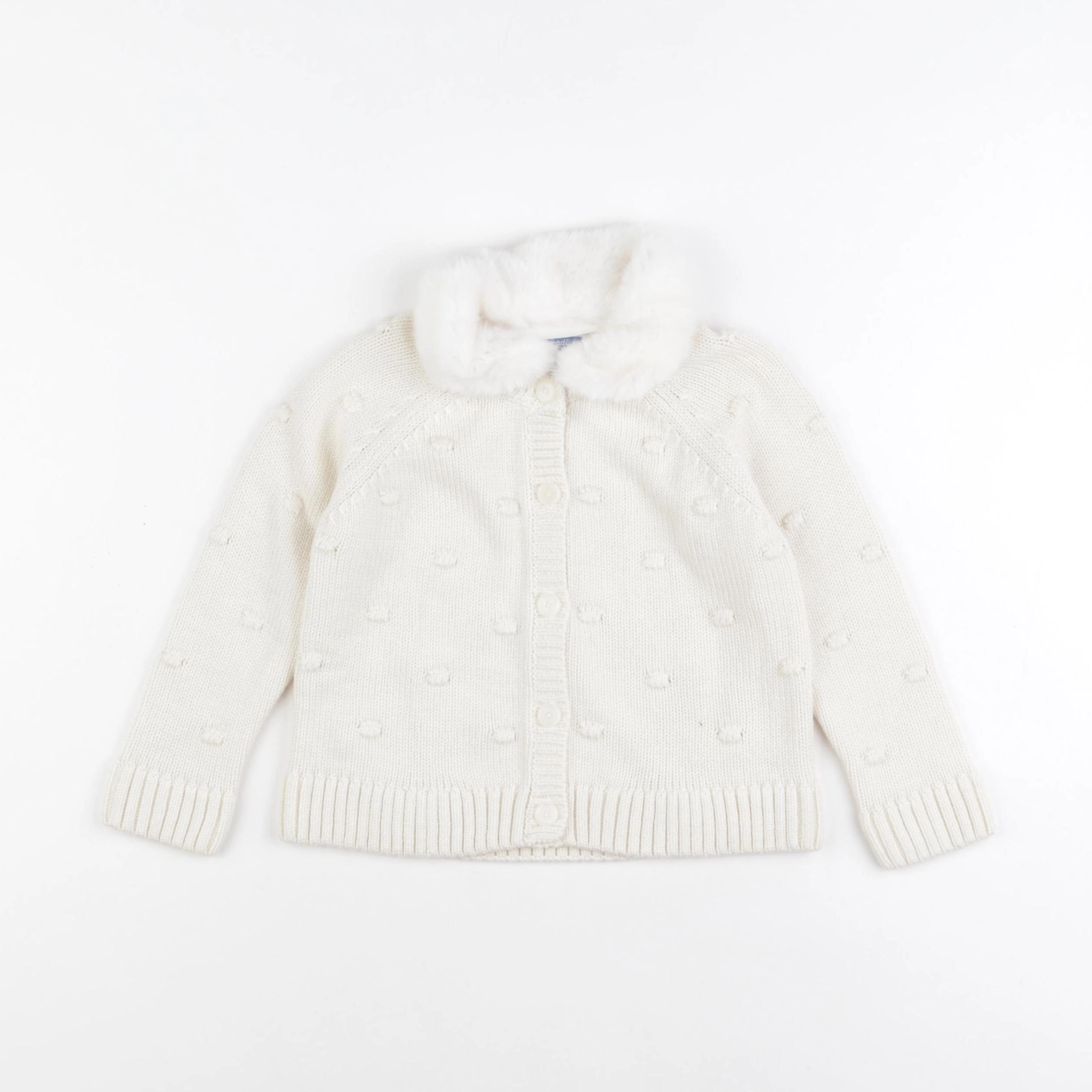 Jacadi - gilet blanc - 3 ans
