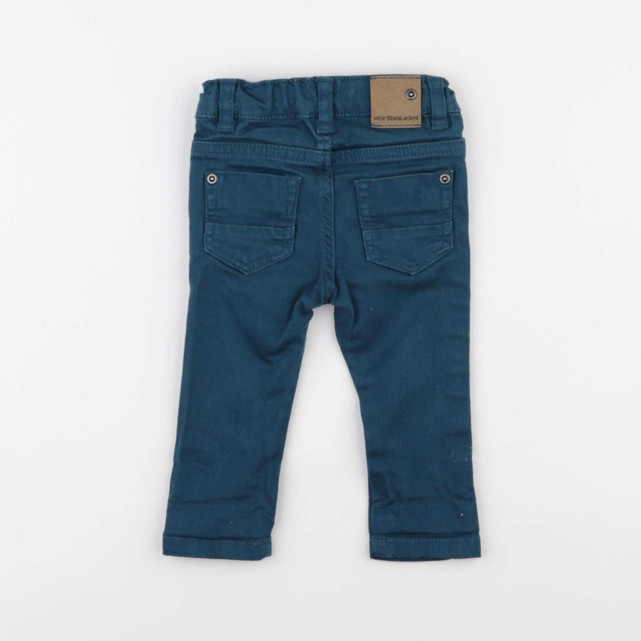 Vertbaudet - jean bleu - 6 mois