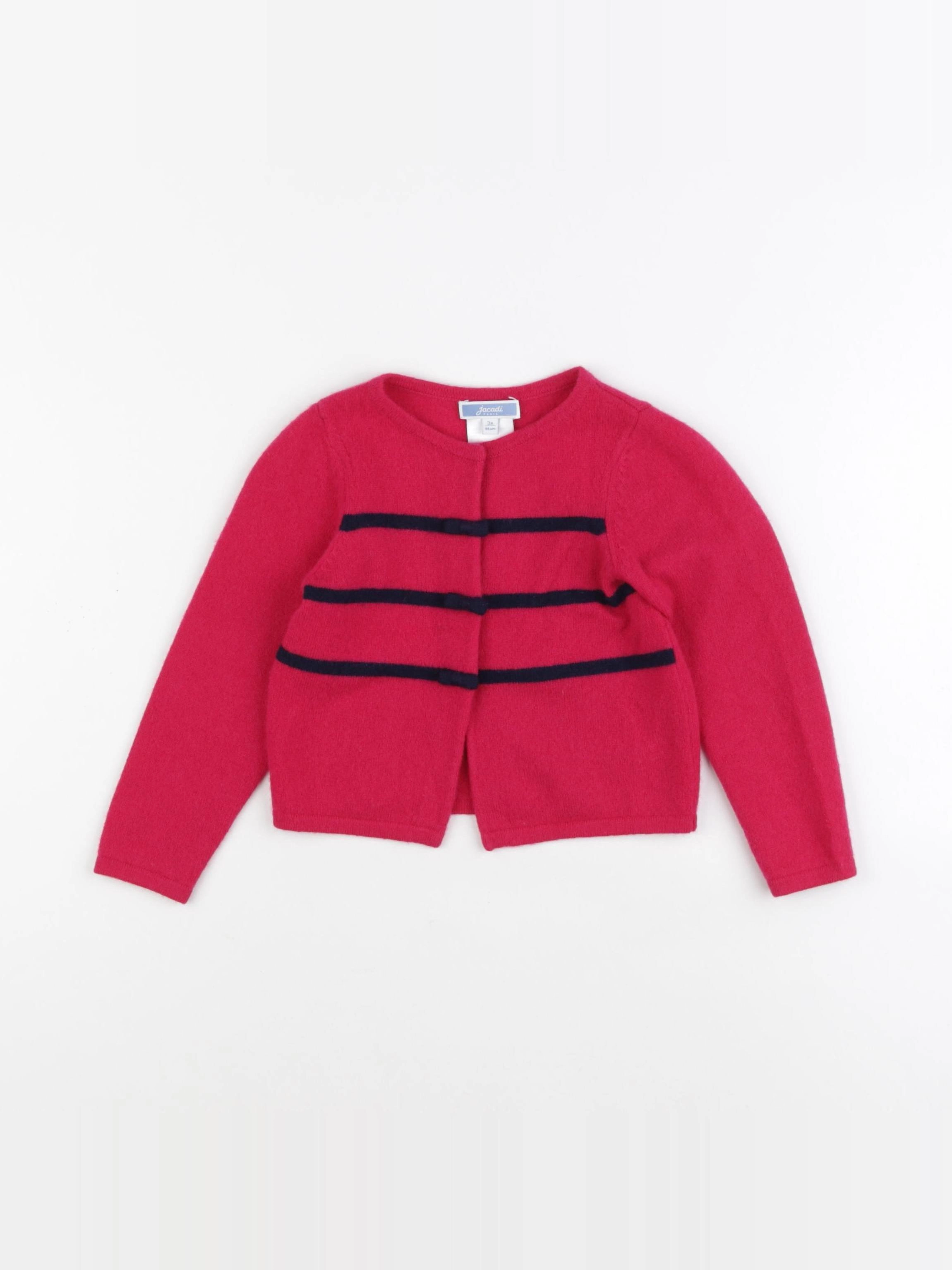 Jacadi - gilet rose - 3 ans