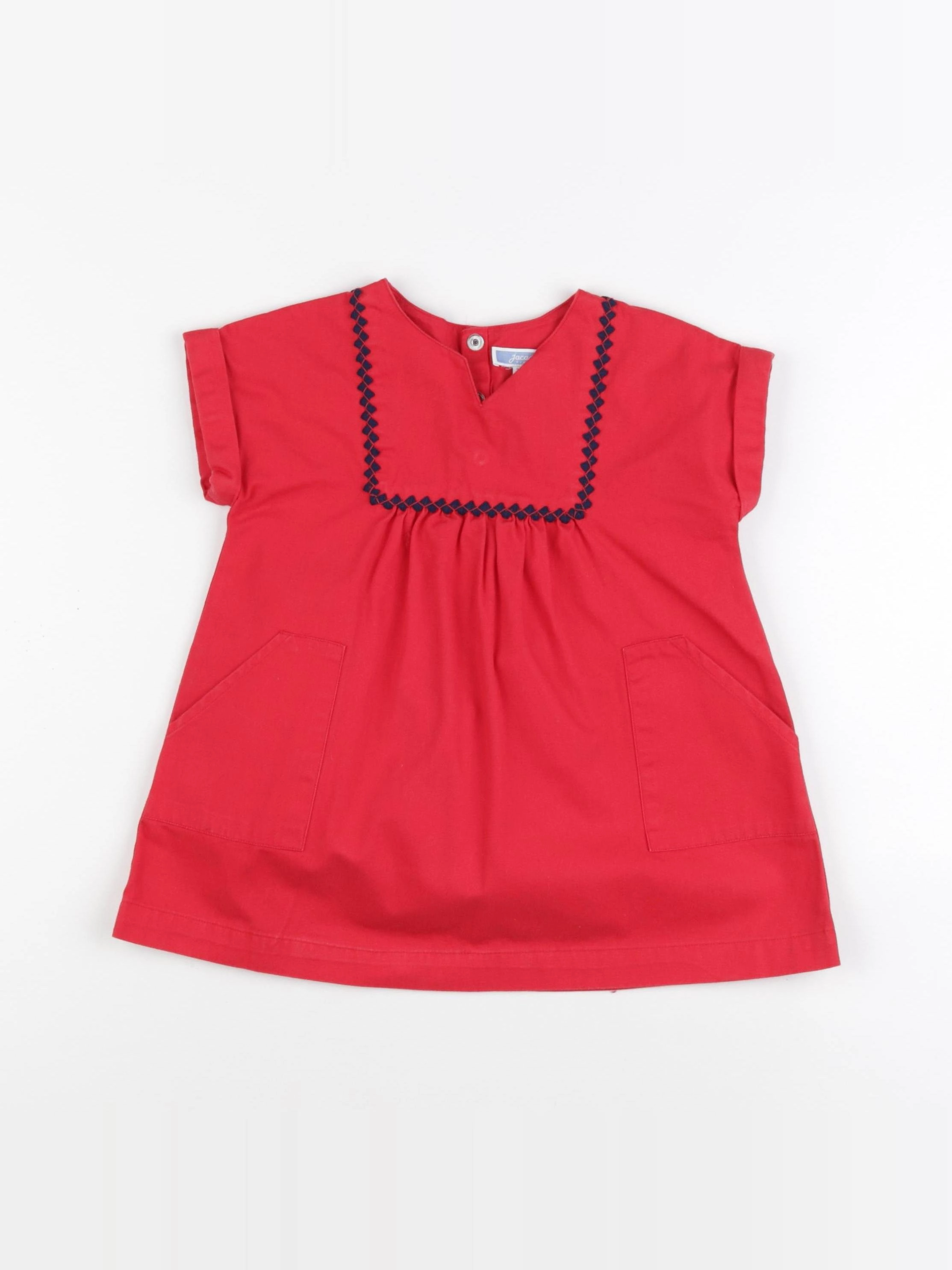 Jacadi - robe rouge - 24 mois