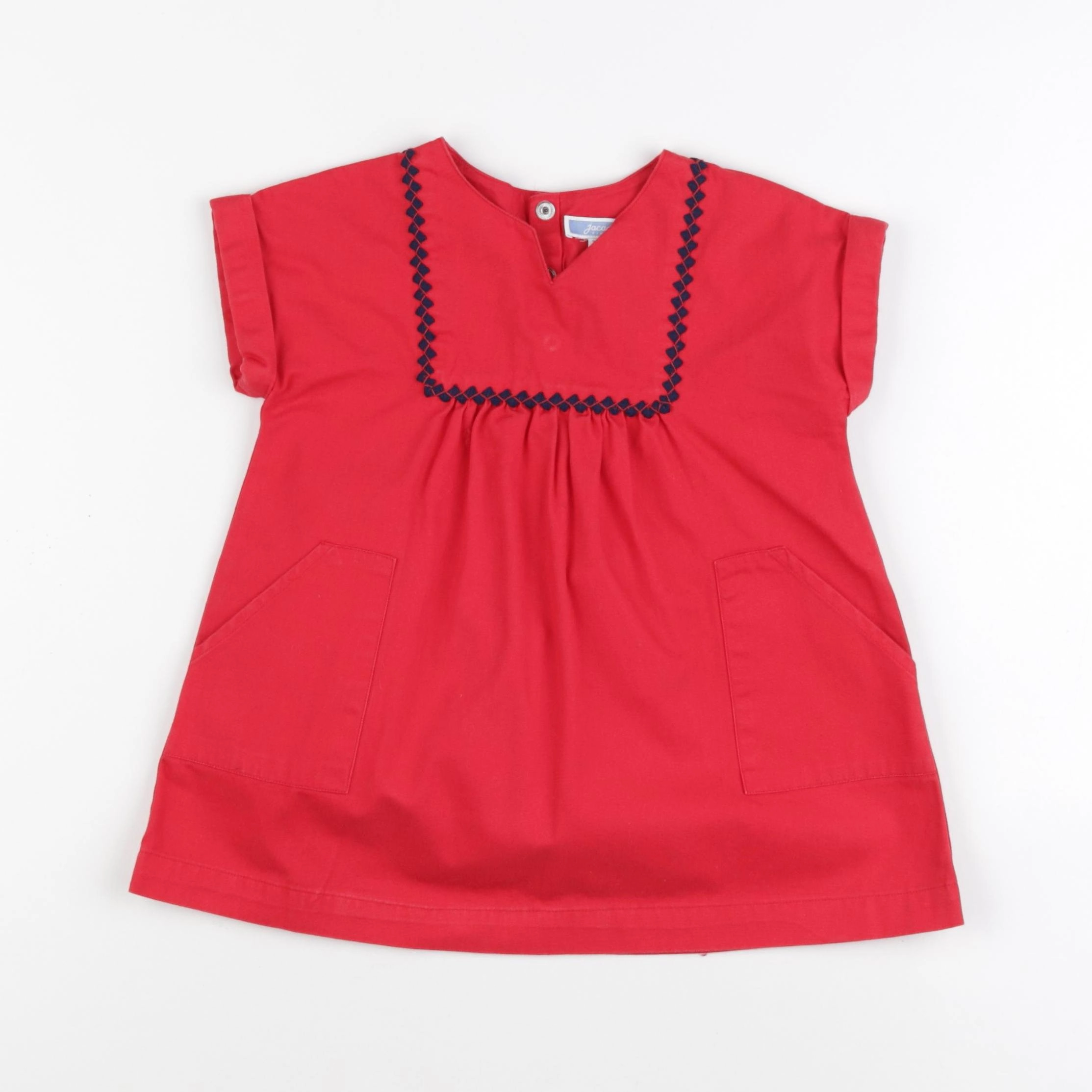 Jacadi - robe rouge - 24 mois