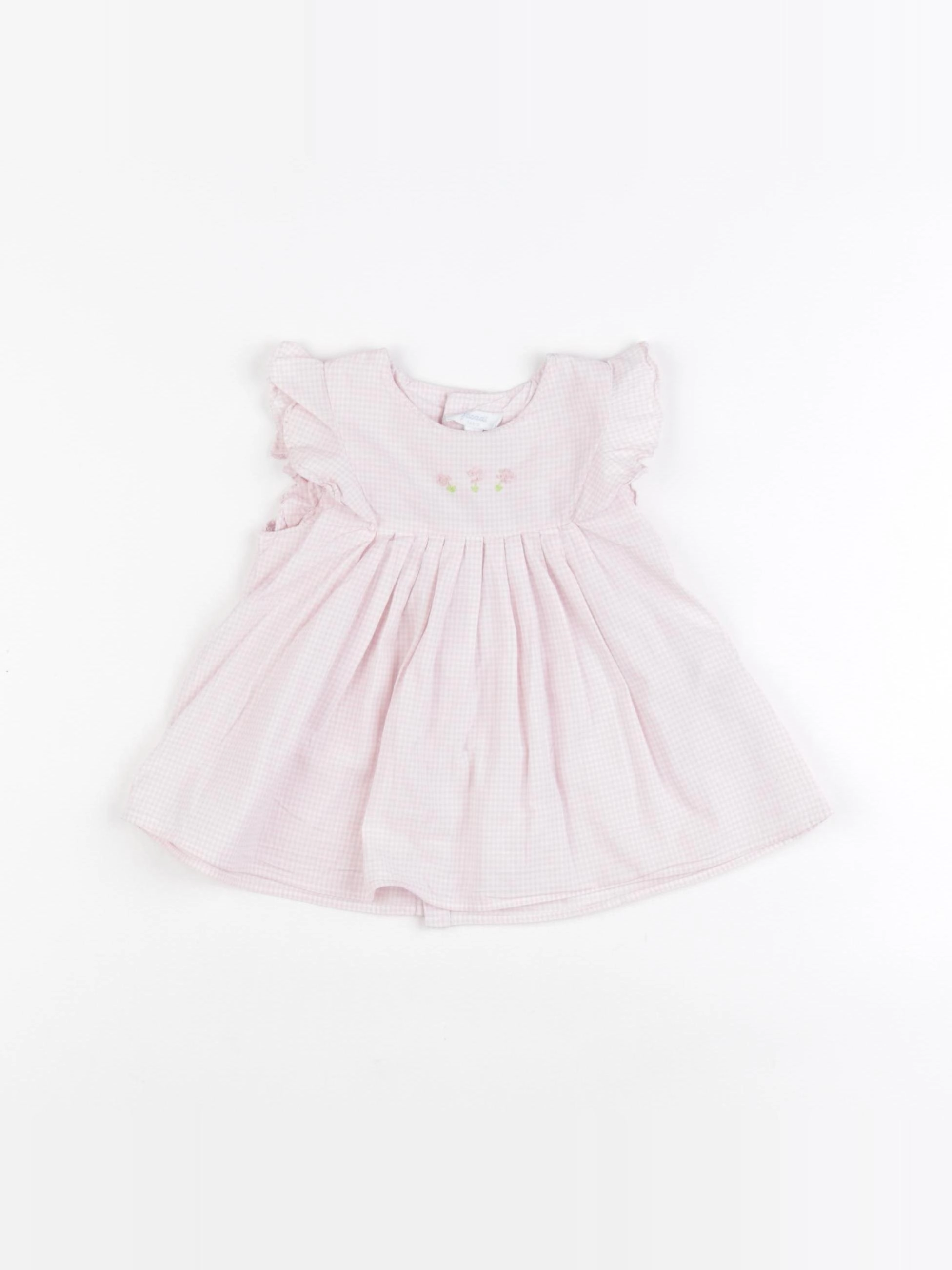 Jacadi - blouse blanc, rose - 12 mois