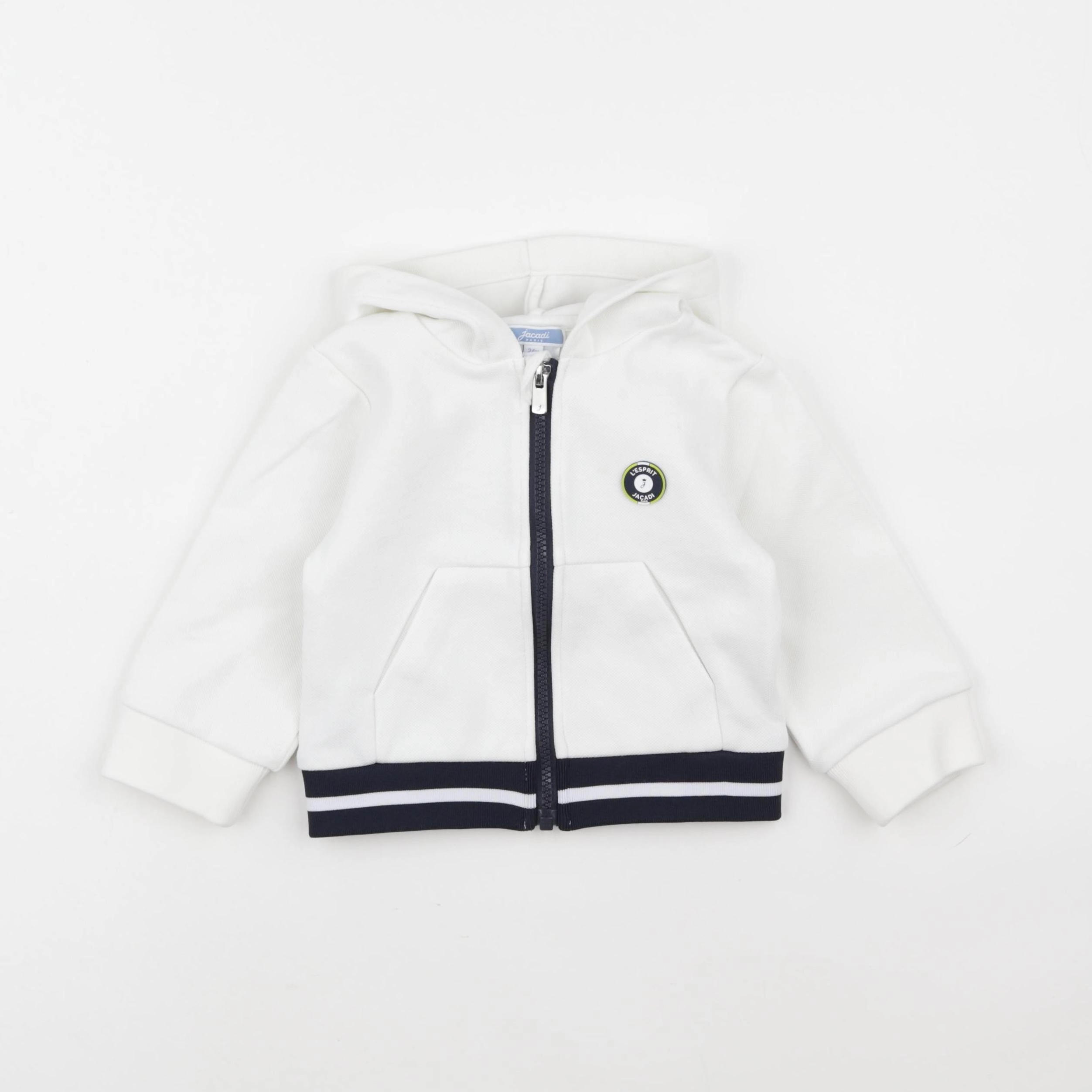 Jacadi - sweat blanc - 24 mois
