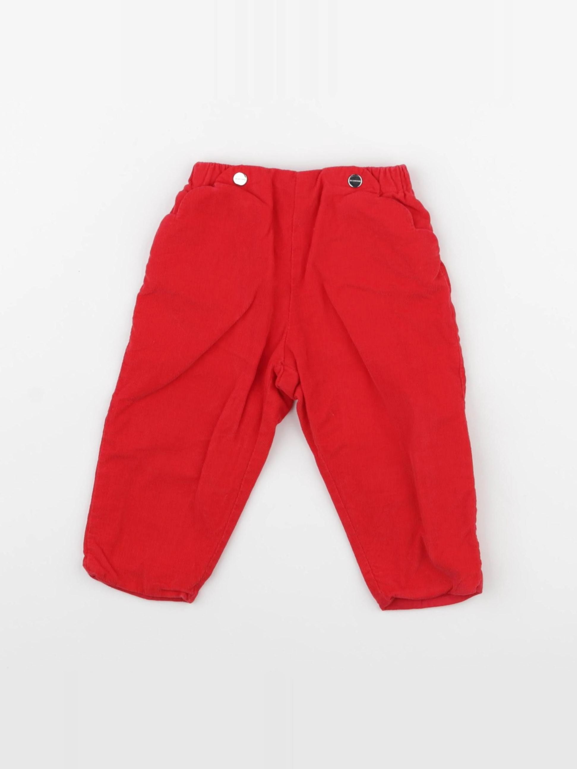 Jacadi - pantalon rouge - 12 mois