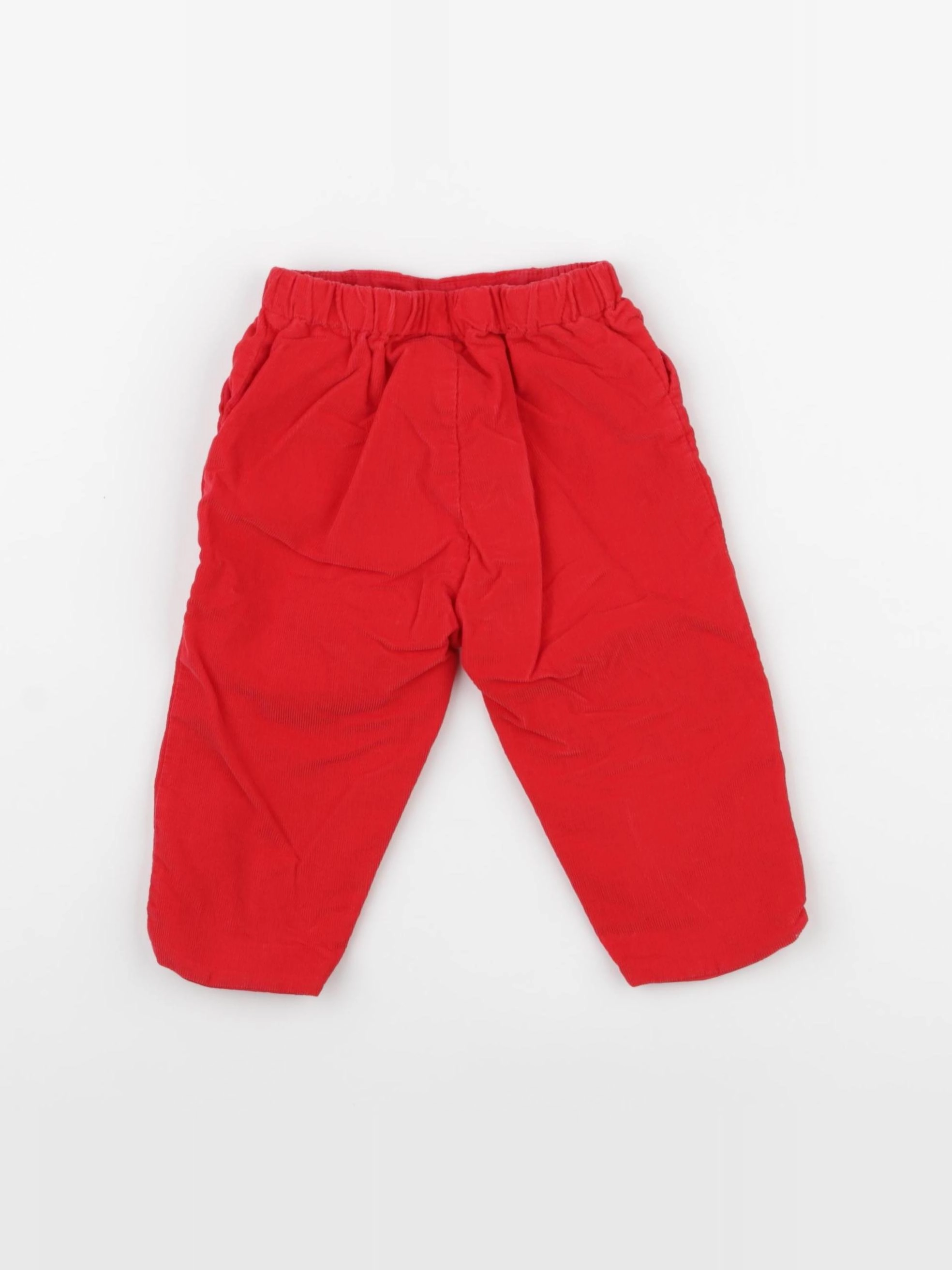 Jacadi - pantalon rouge - 12 mois