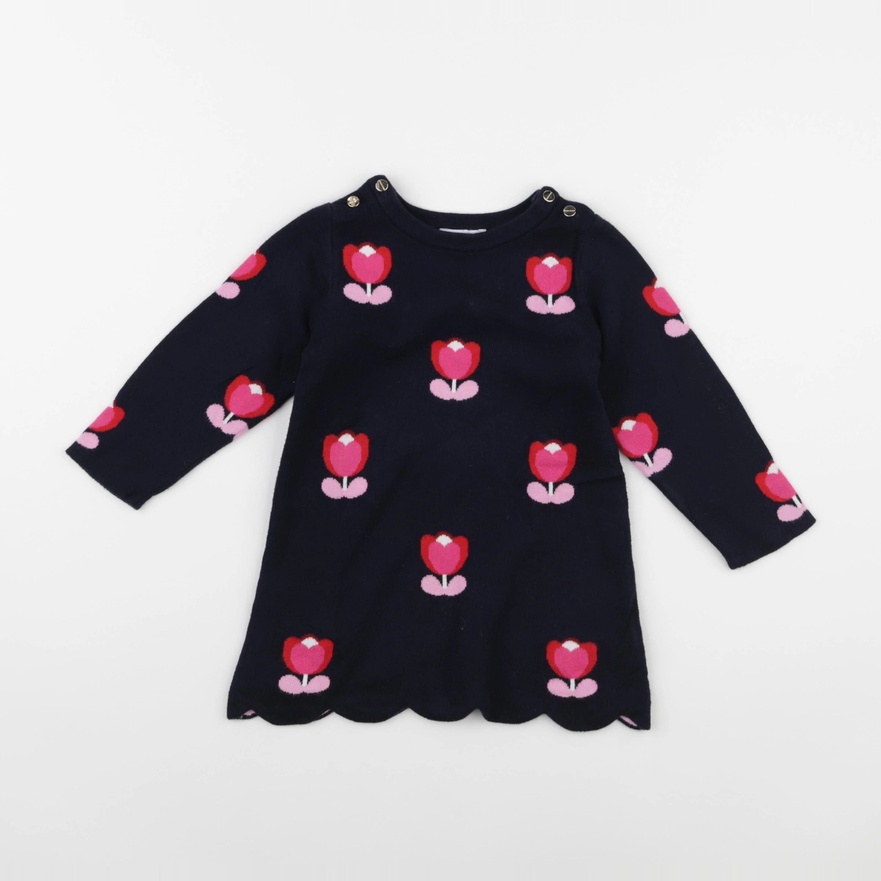 Jacadi - robe bleu - 24 mois