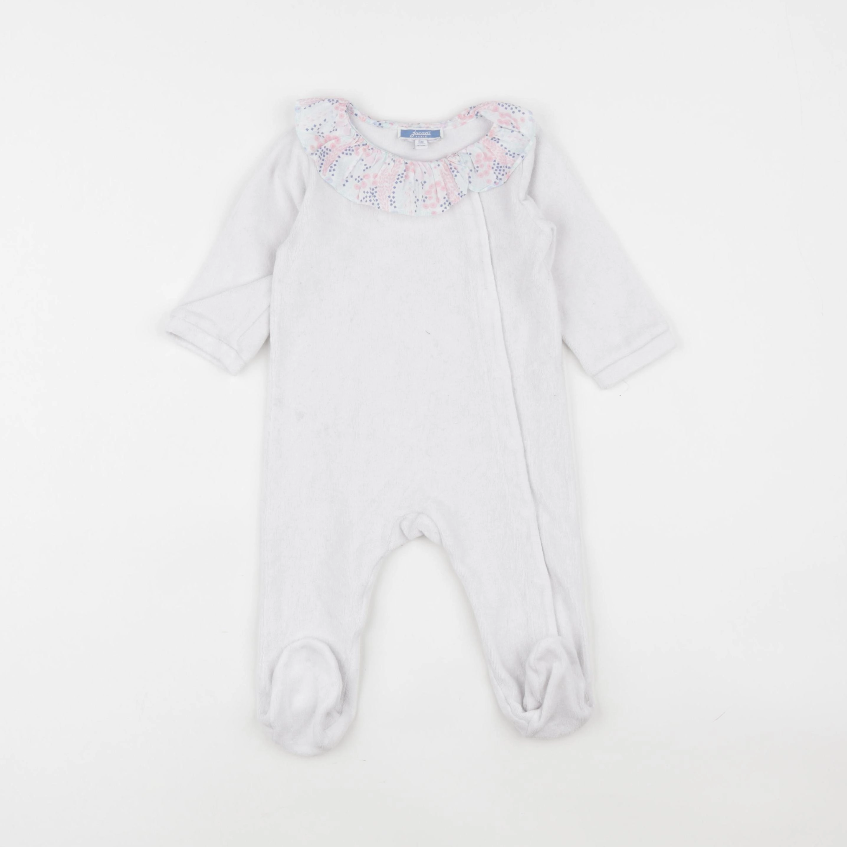 Jacadi - pyjama velours rose - 6 mois