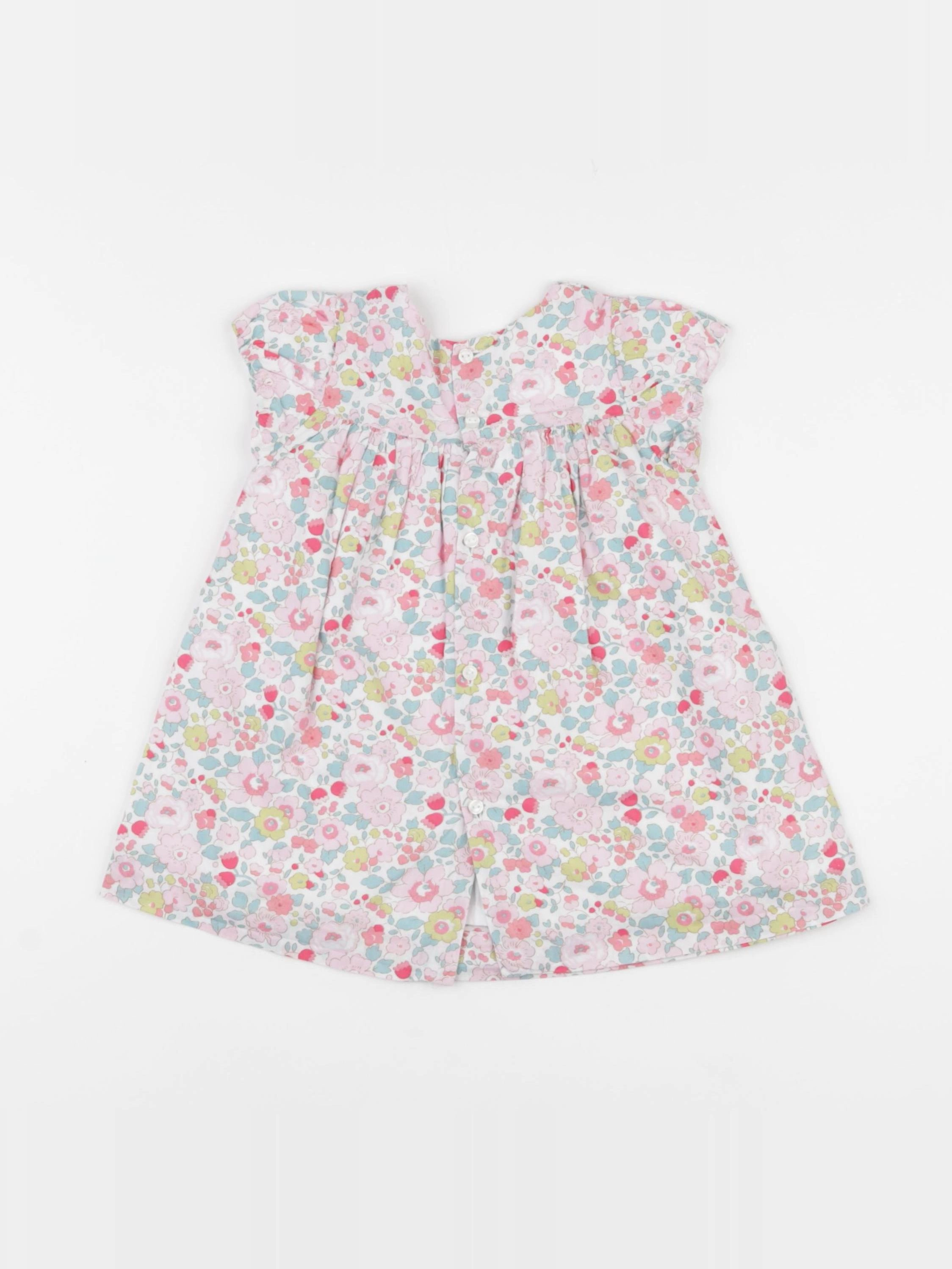 Jacadi - robe liberty rose - 12 mois