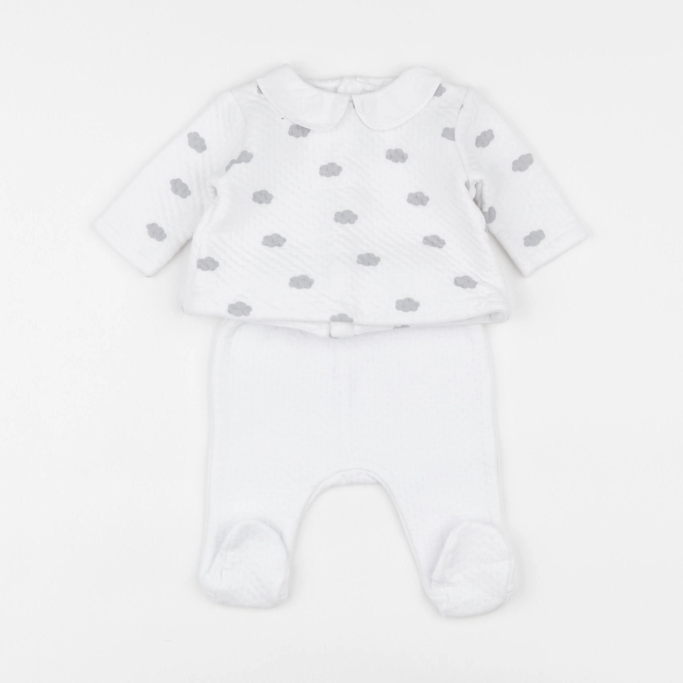 Jacadi - ensemble blanc - 3 mois