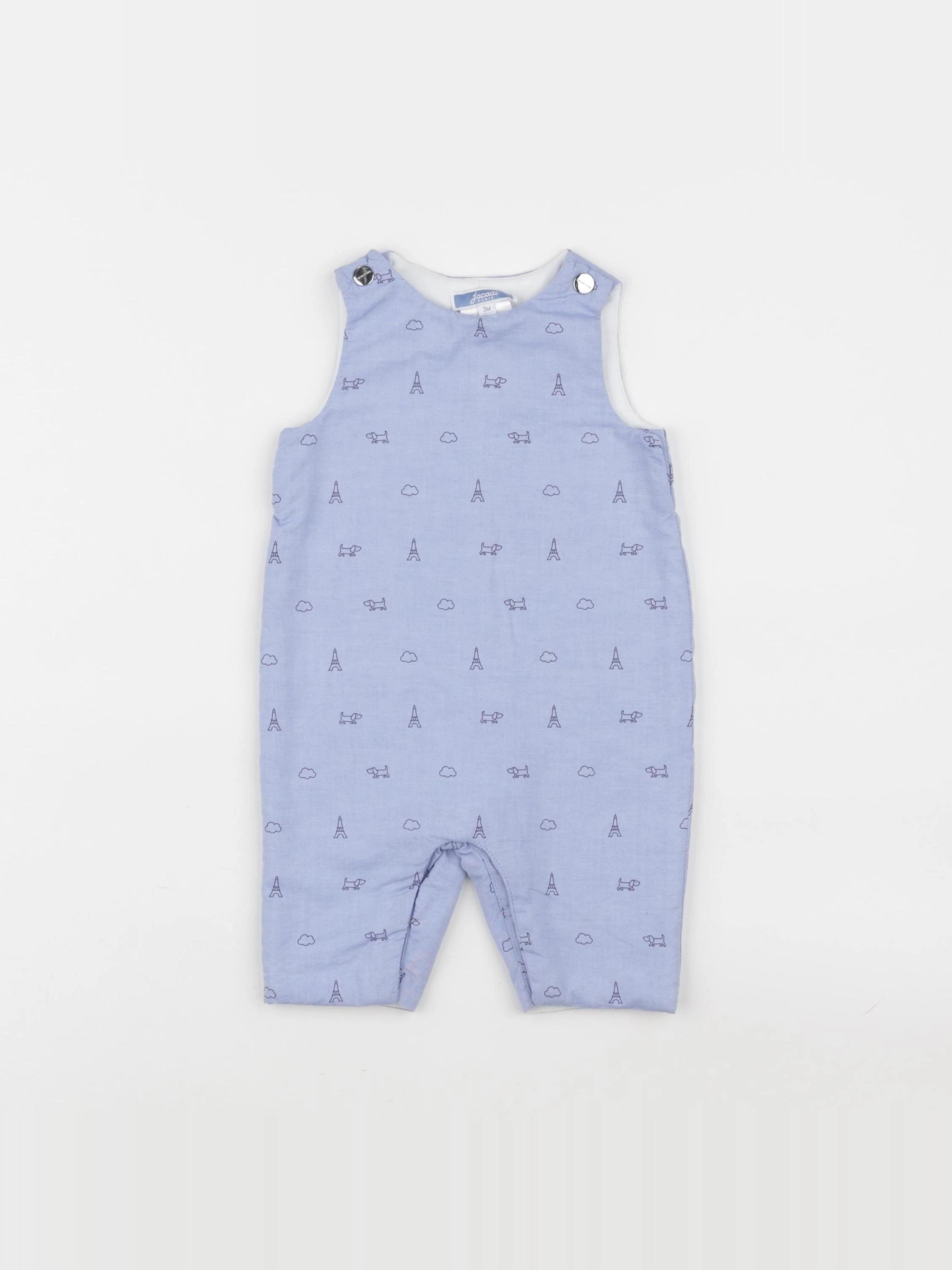 Jacadi - combinaison bleu - 3 mois