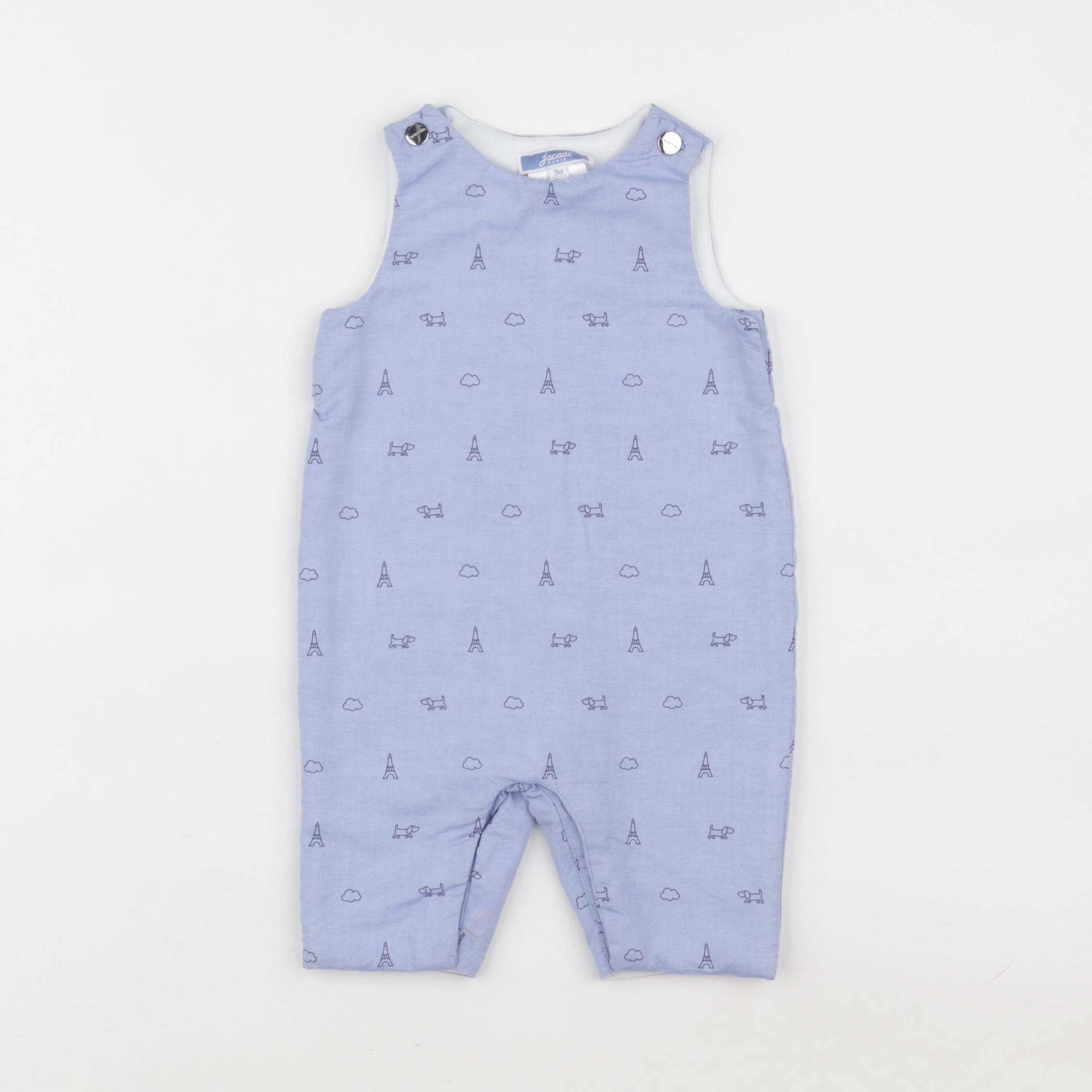 Jacadi - combinaison bleu - 3 mois
