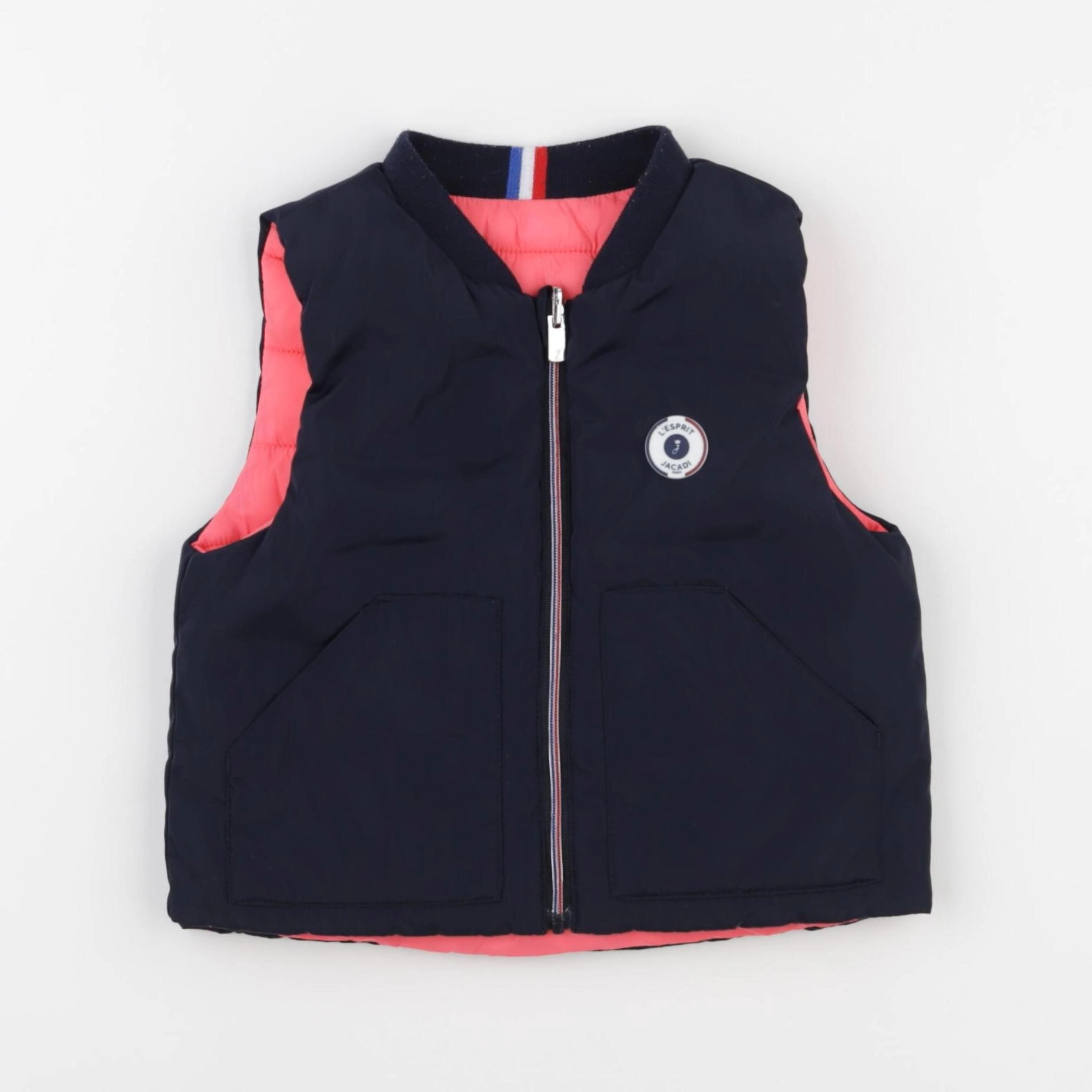Jacadi - doudoune bleu, rose - 18 mois